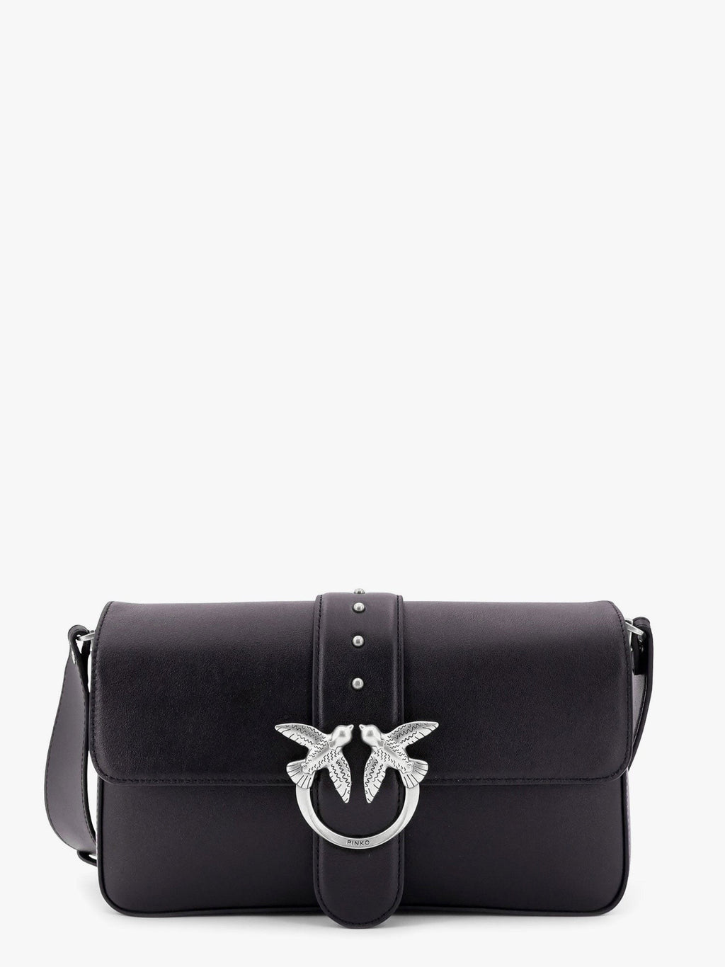 Pinko Love one classic leather shoulder bag