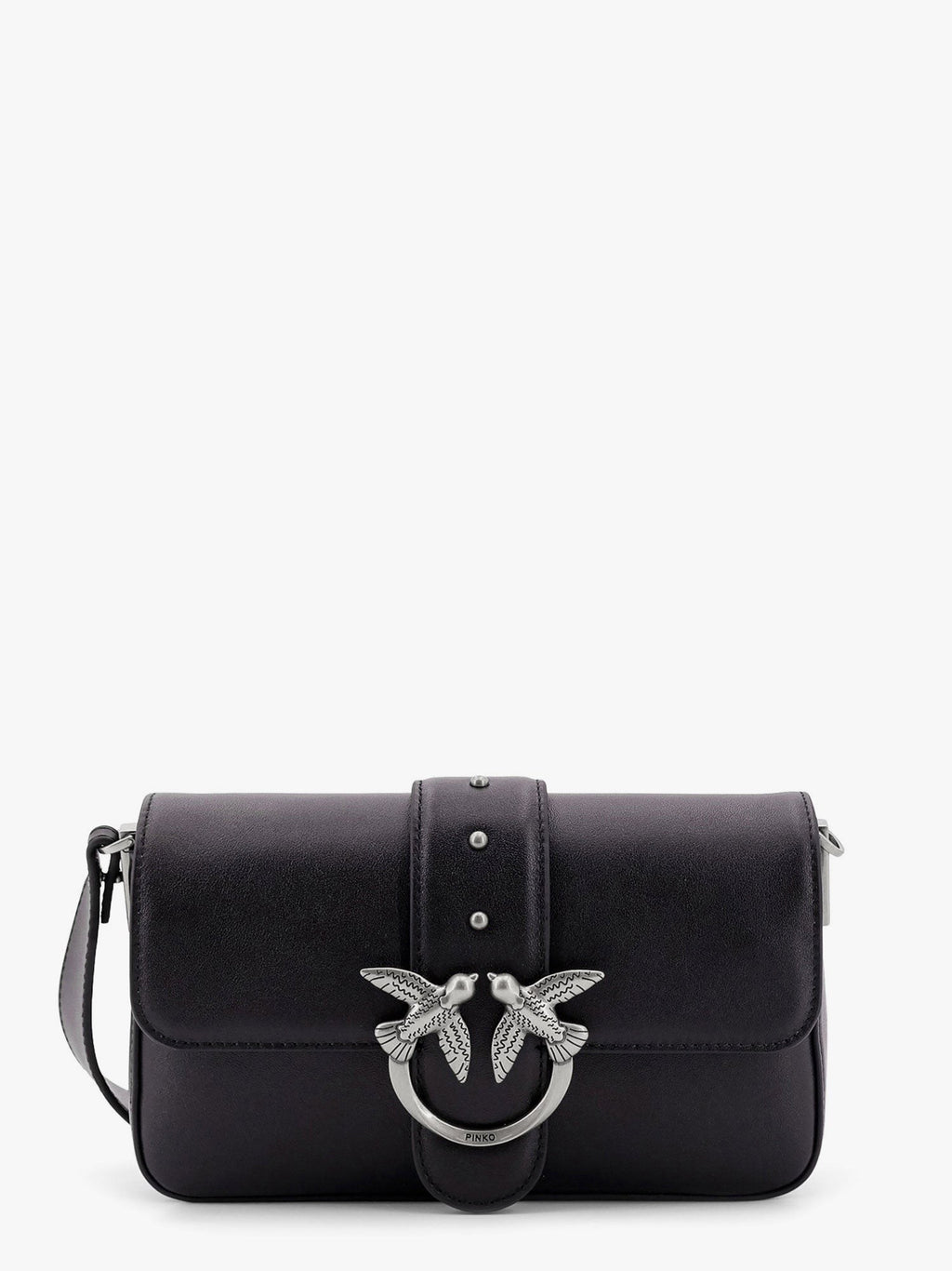 Pinko Love one mini leather shoulder bag