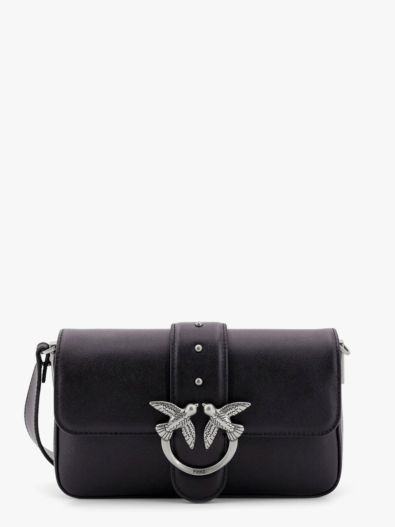 Pinko Love one mini leather shoulder bag