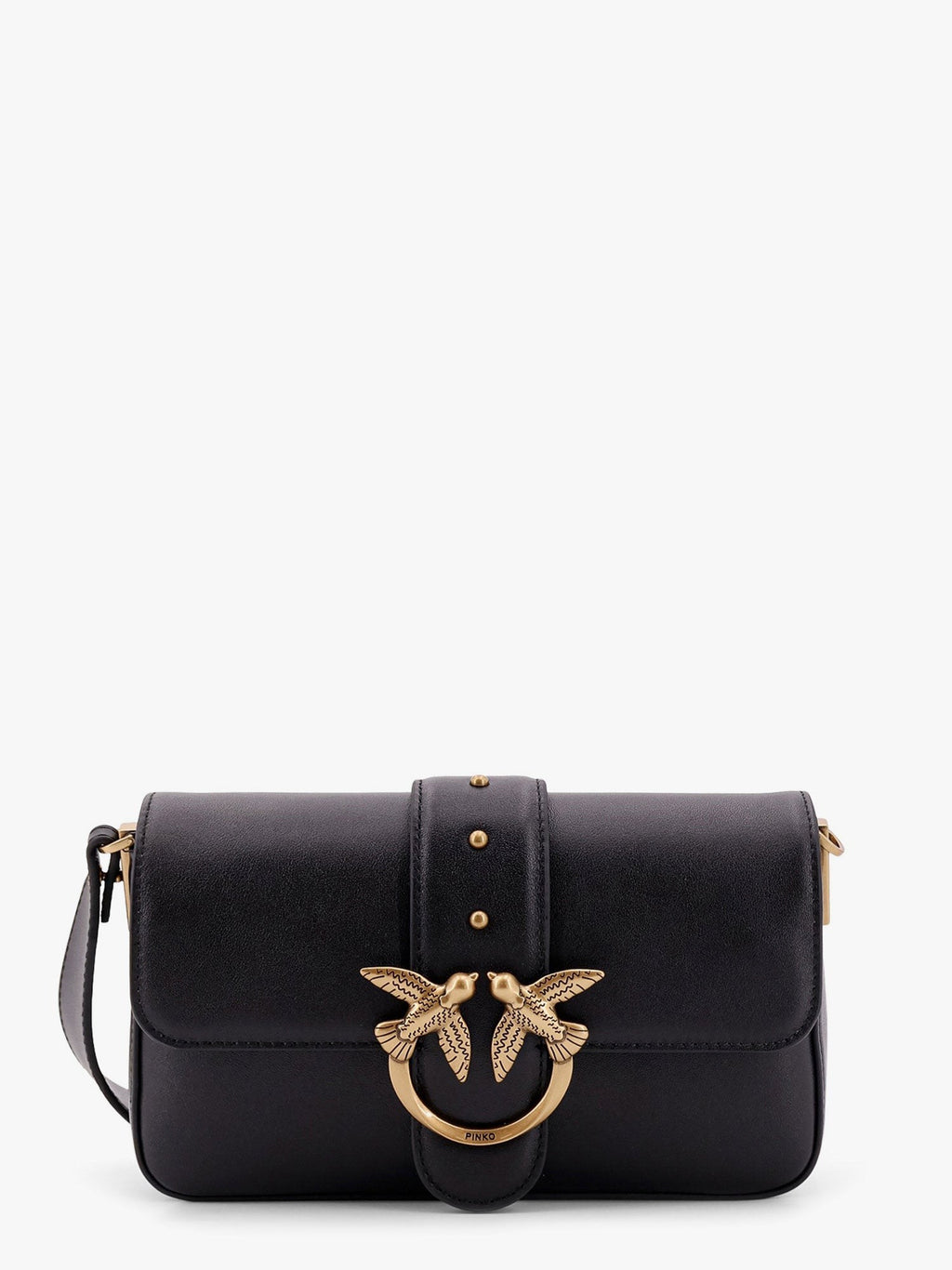 Pinko Love one mini leather shoulder bag
