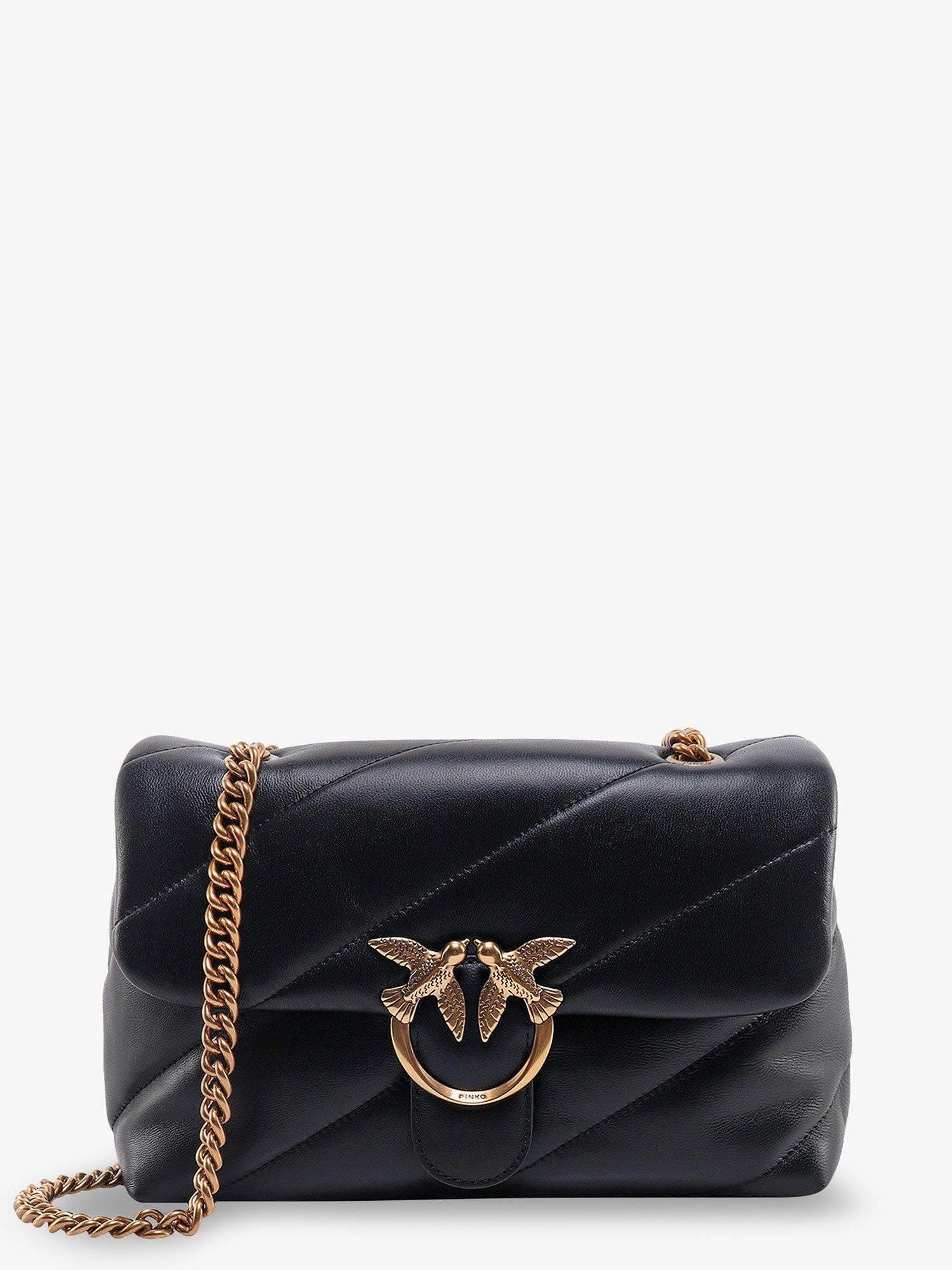 Pinko Love Puff Classic matelassé leather shoulder bag