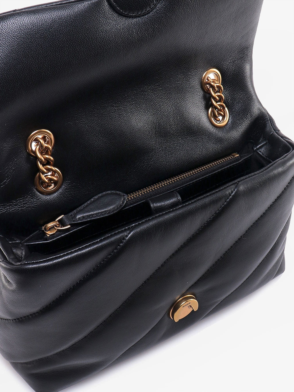 Pinko Love Puff Classic matelassé leather shoulder bag