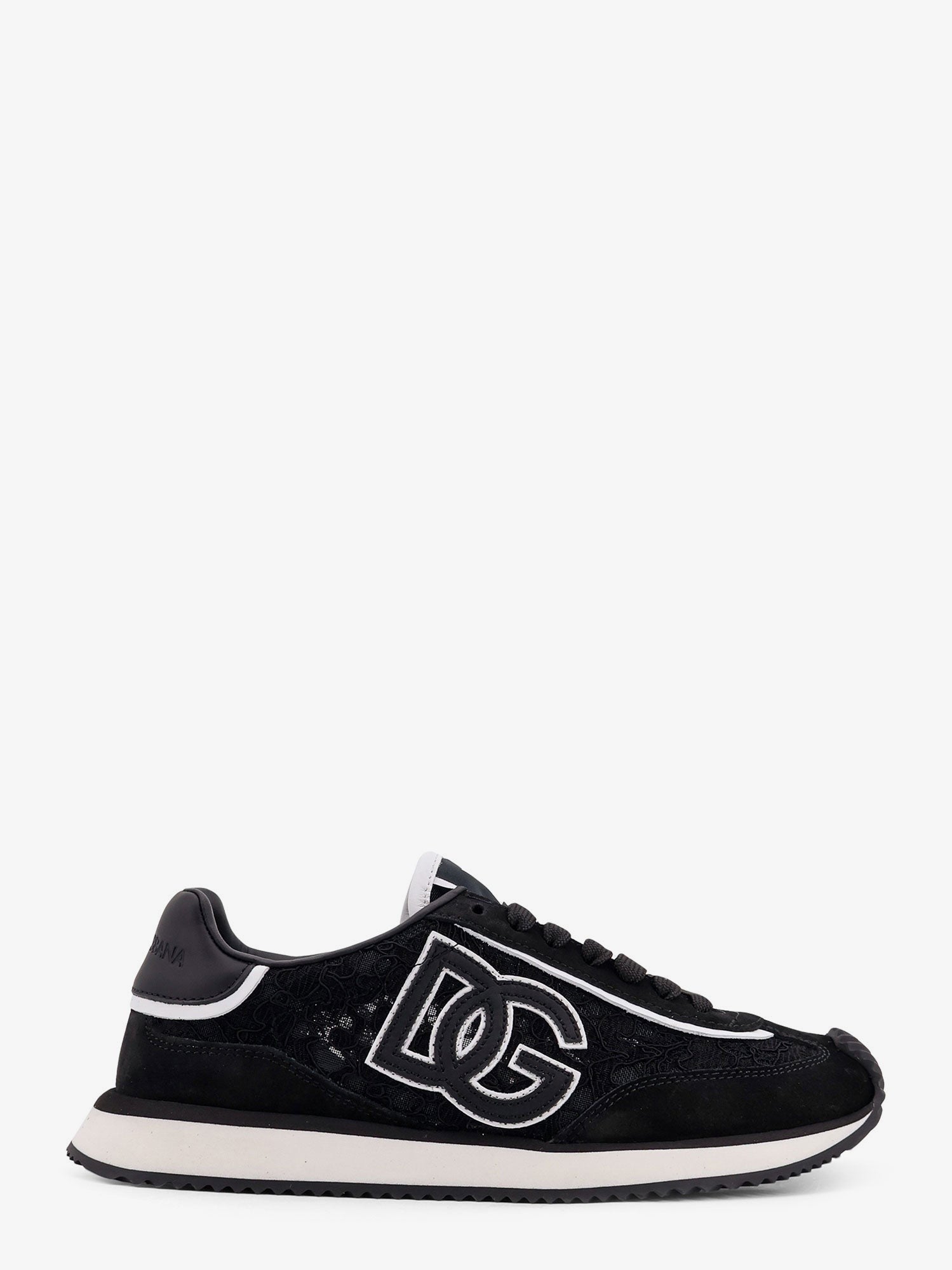 Dolce & Gabbana Χαμηλά sneakers με κορδόνια και σουέτ ένθετα