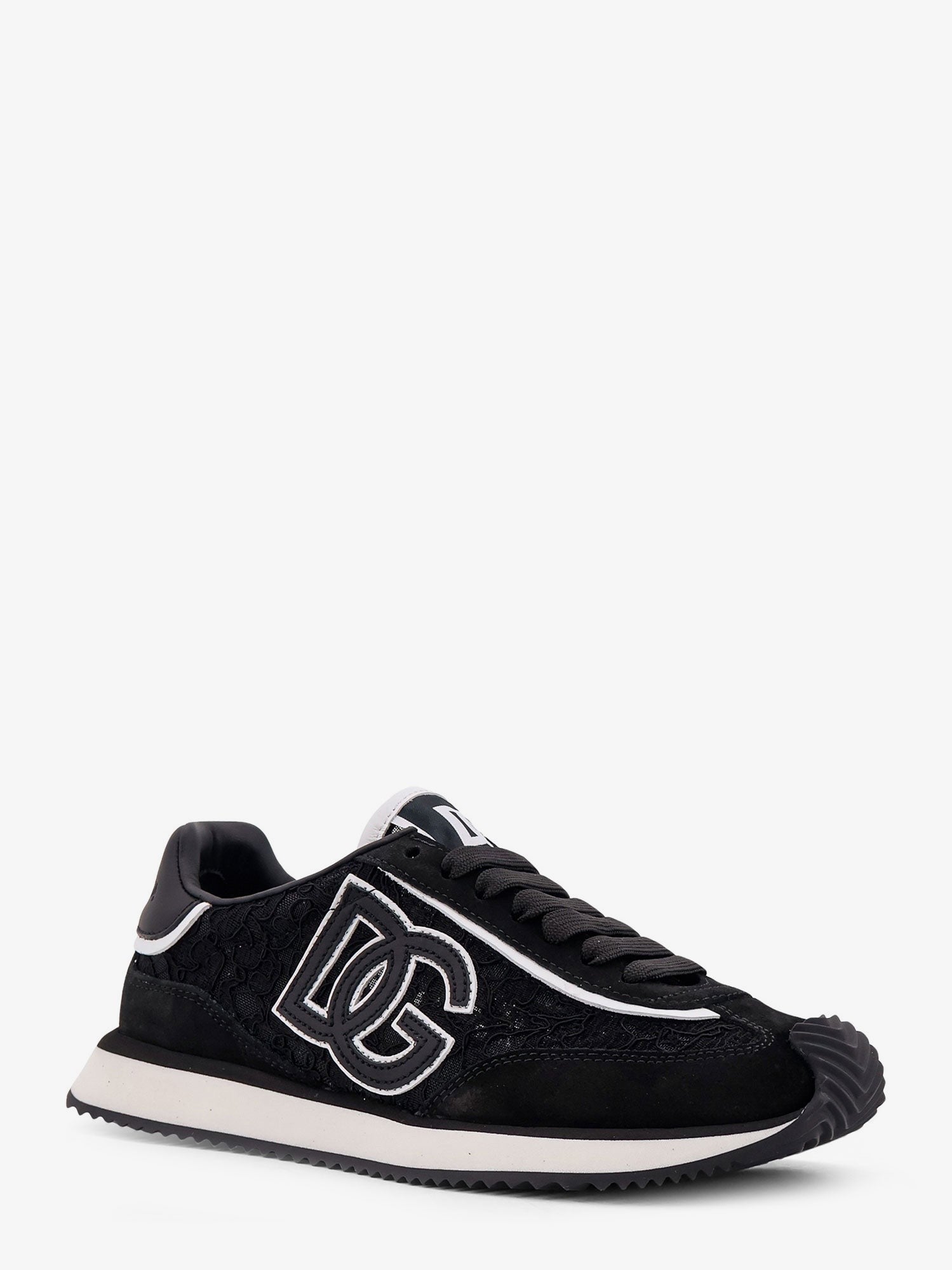 Dolce & Gabbana Χαμηλά sneakers με κορδόνια και σουέτ ένθετα