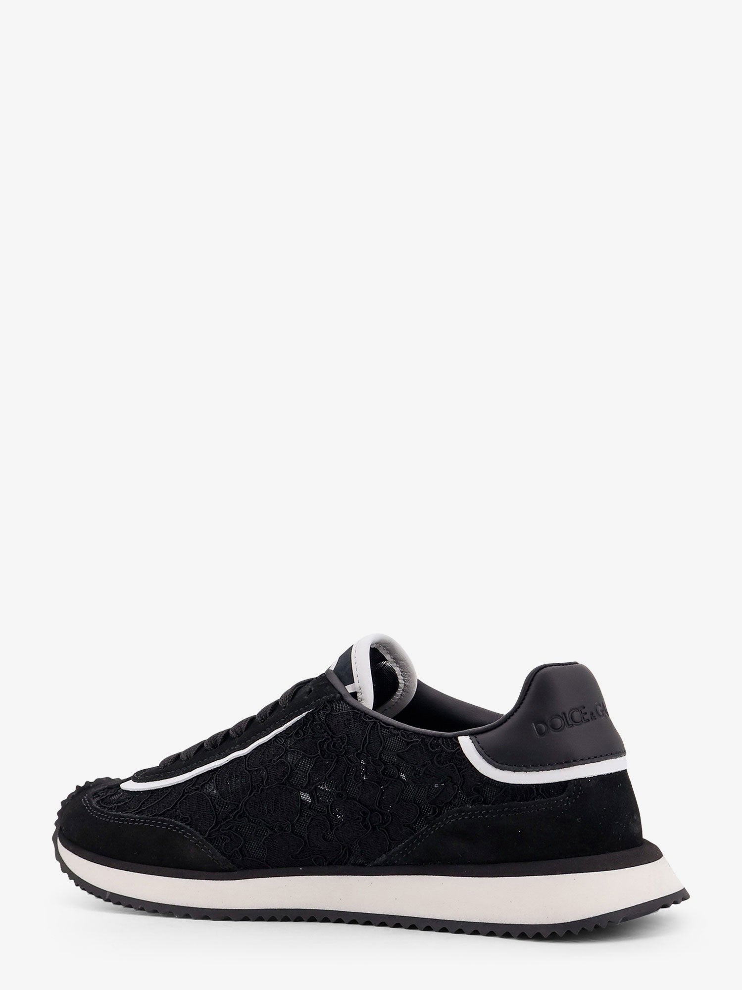 Dolce & Gabbana Χαμηλά sneakers με κορδόνια και σουέτ ένθετα