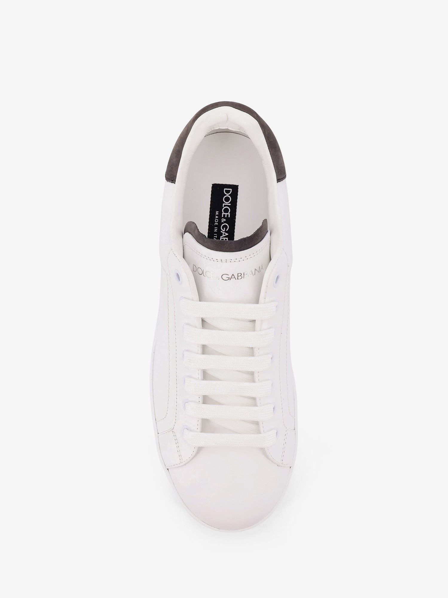 Dolce & Gabbana ZAPATILLAS DE PIEL DE CAÑA BAJA