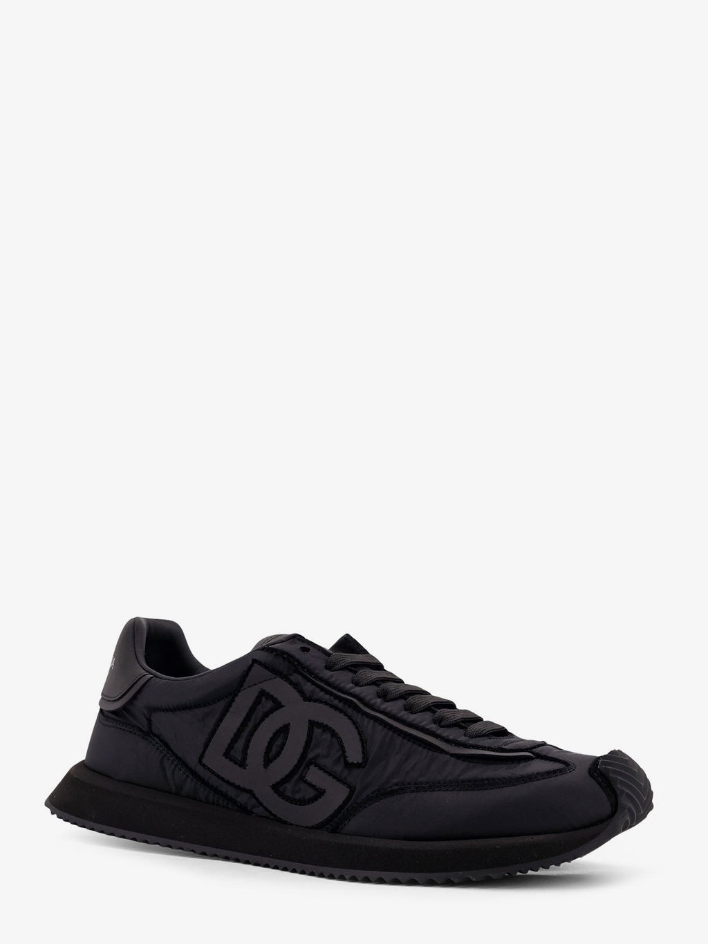Dolce & Gabbana Zapatillas bajas de nylon con inserciones de cuero