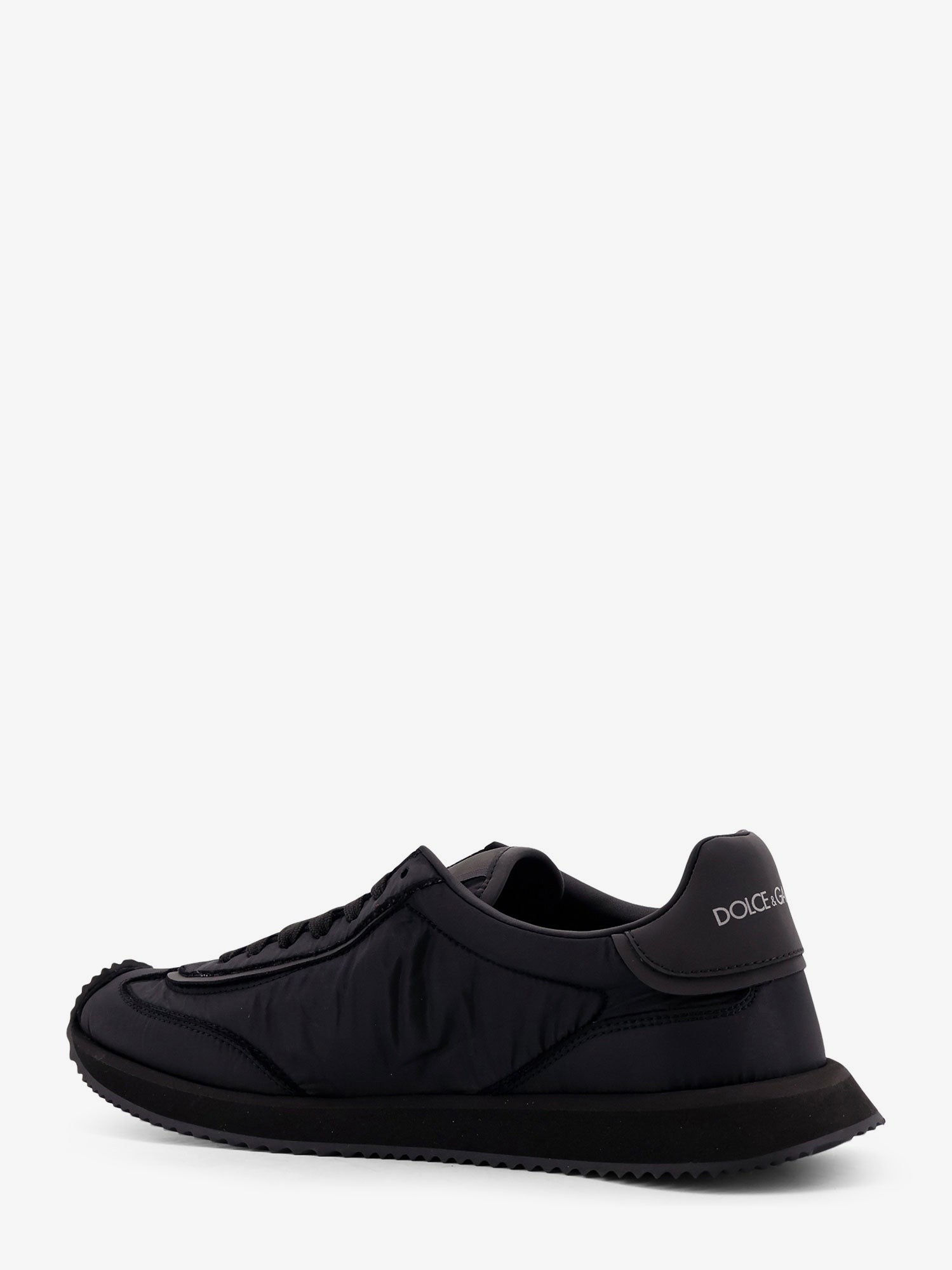 Dolce & Gabbana Zapatillas bajas de nylon con inserciones de cuero