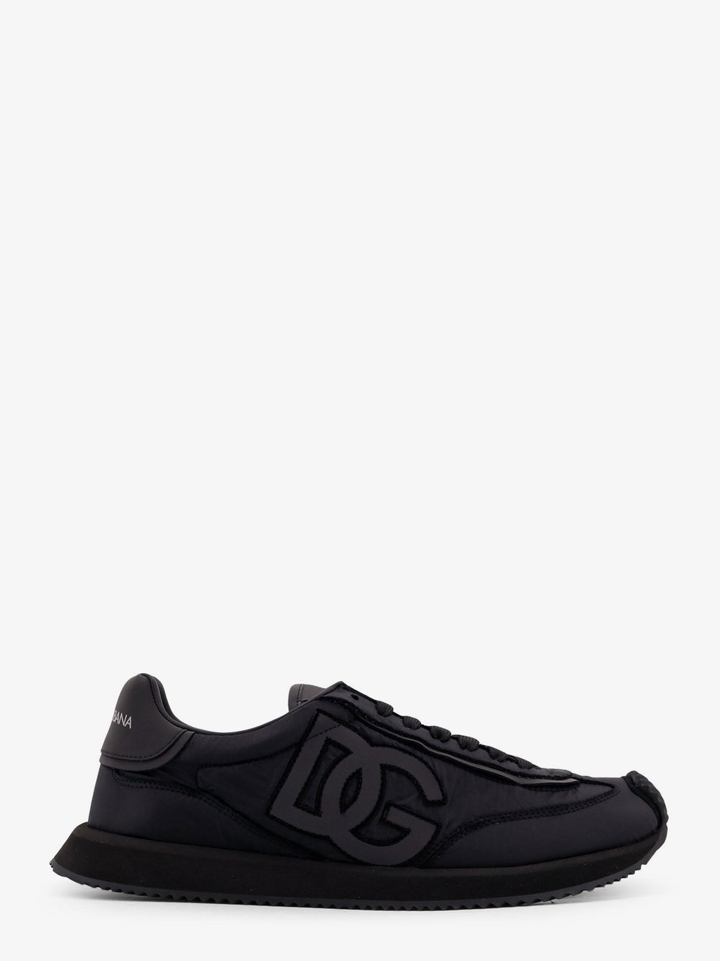 Dolce & Gabbana Zapatillas bajas de nylon con inserciones de cuero
