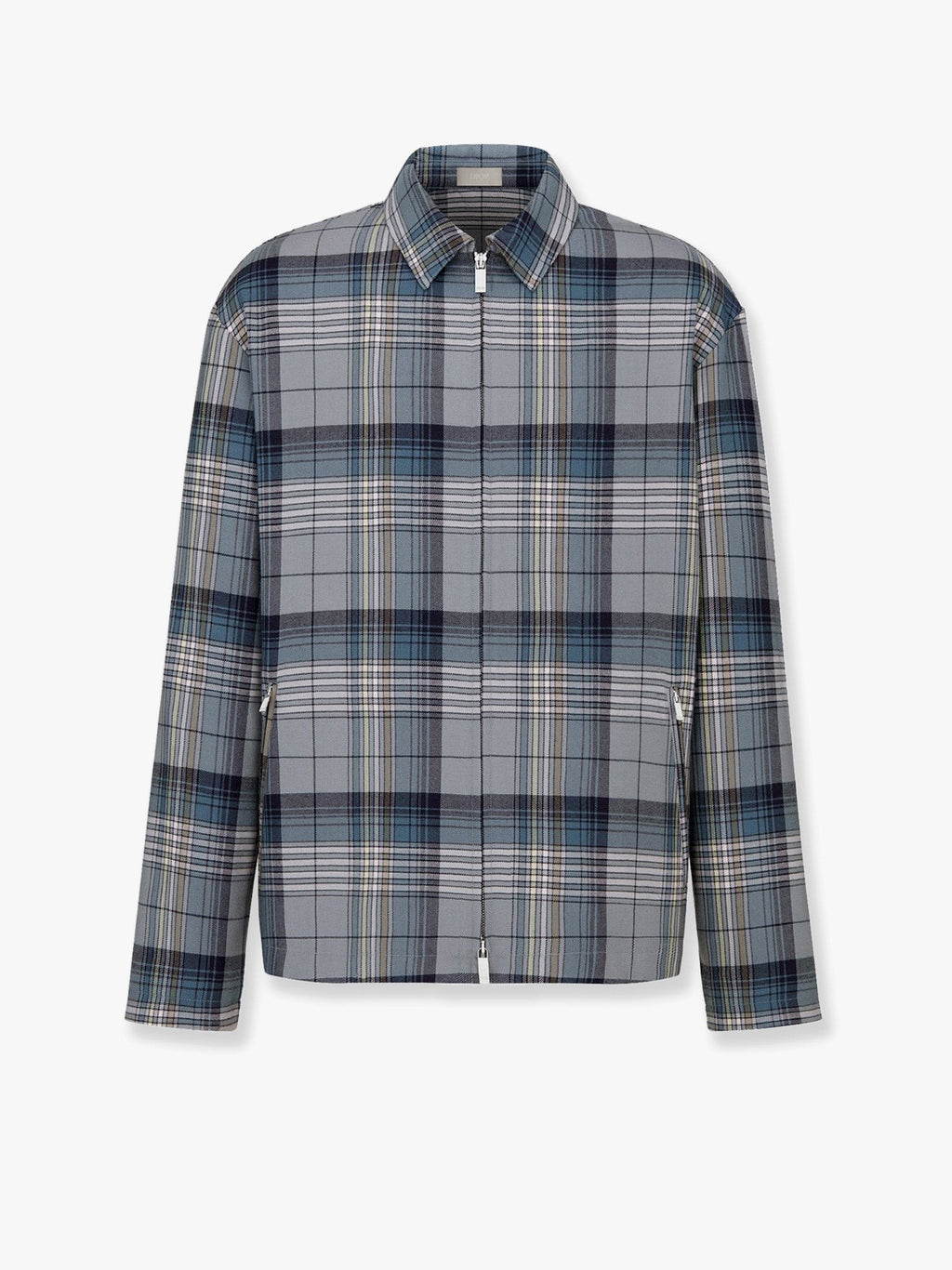 Dior Madras overhemd met ritssluiting
