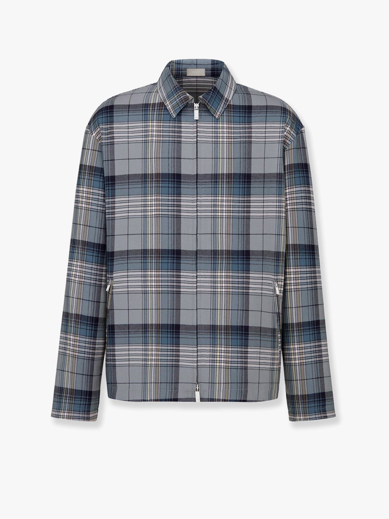 Dior Madras overhemd met ritssluiting