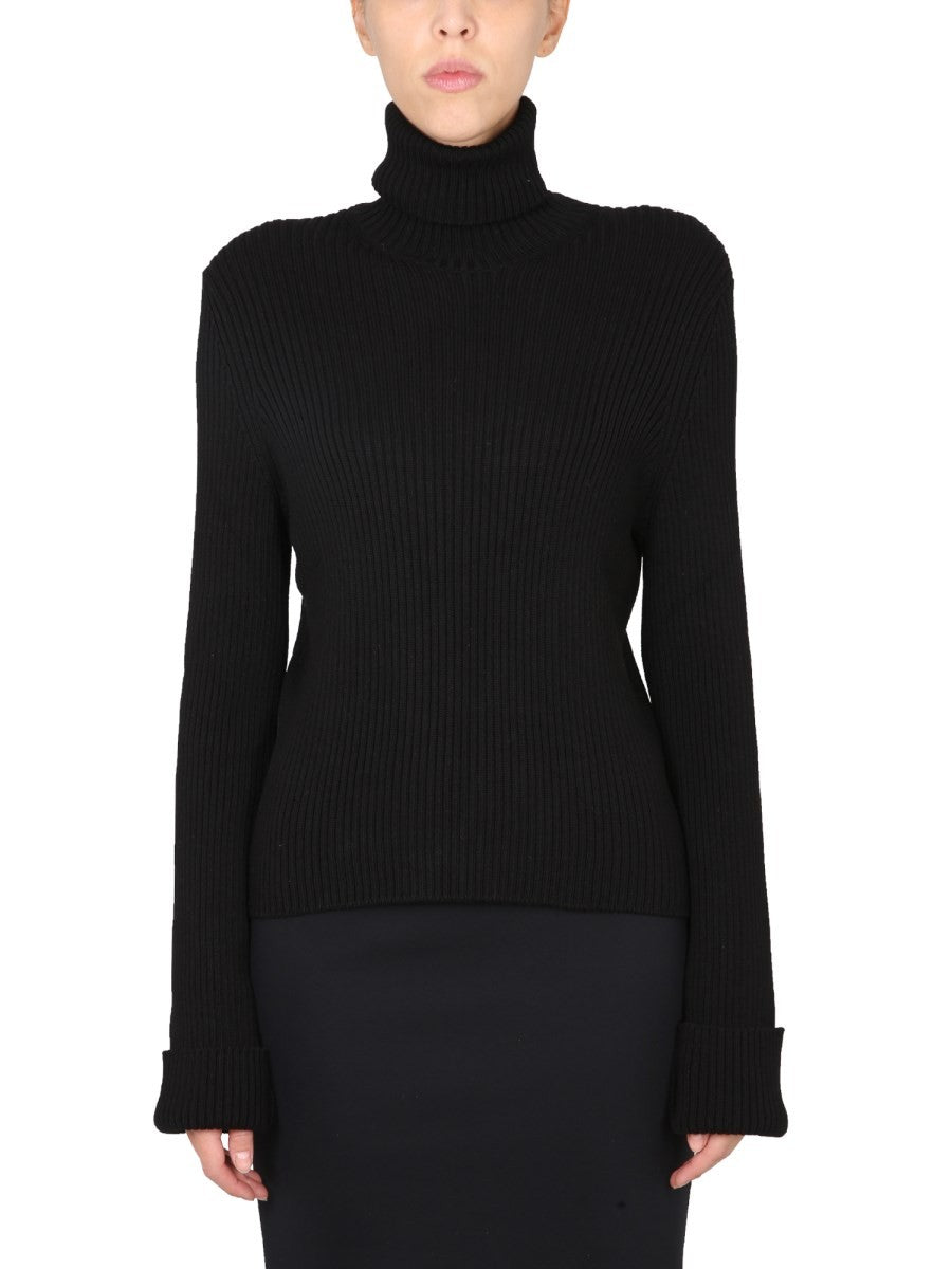 Balenciaga SVETR S VYSOKÝM LÍMCEM