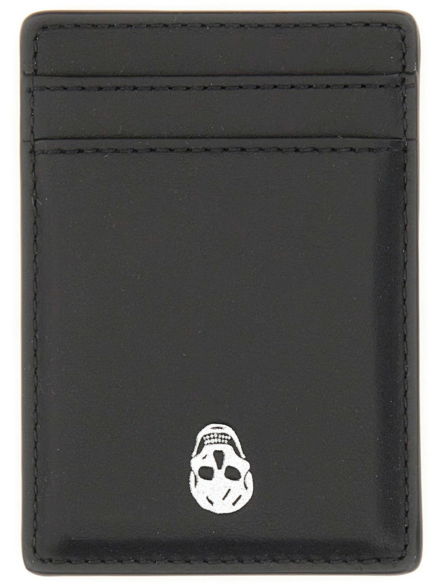 Alexander Mcqueen MAGNETNI DRŽAČ KARTICA "SKULL"