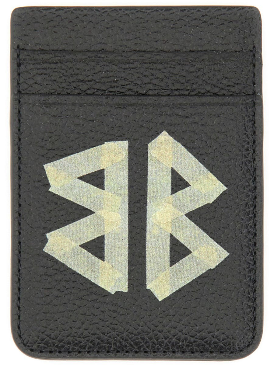 Balenciaga MAGNETIC CARD HOLDER WITH LOGO