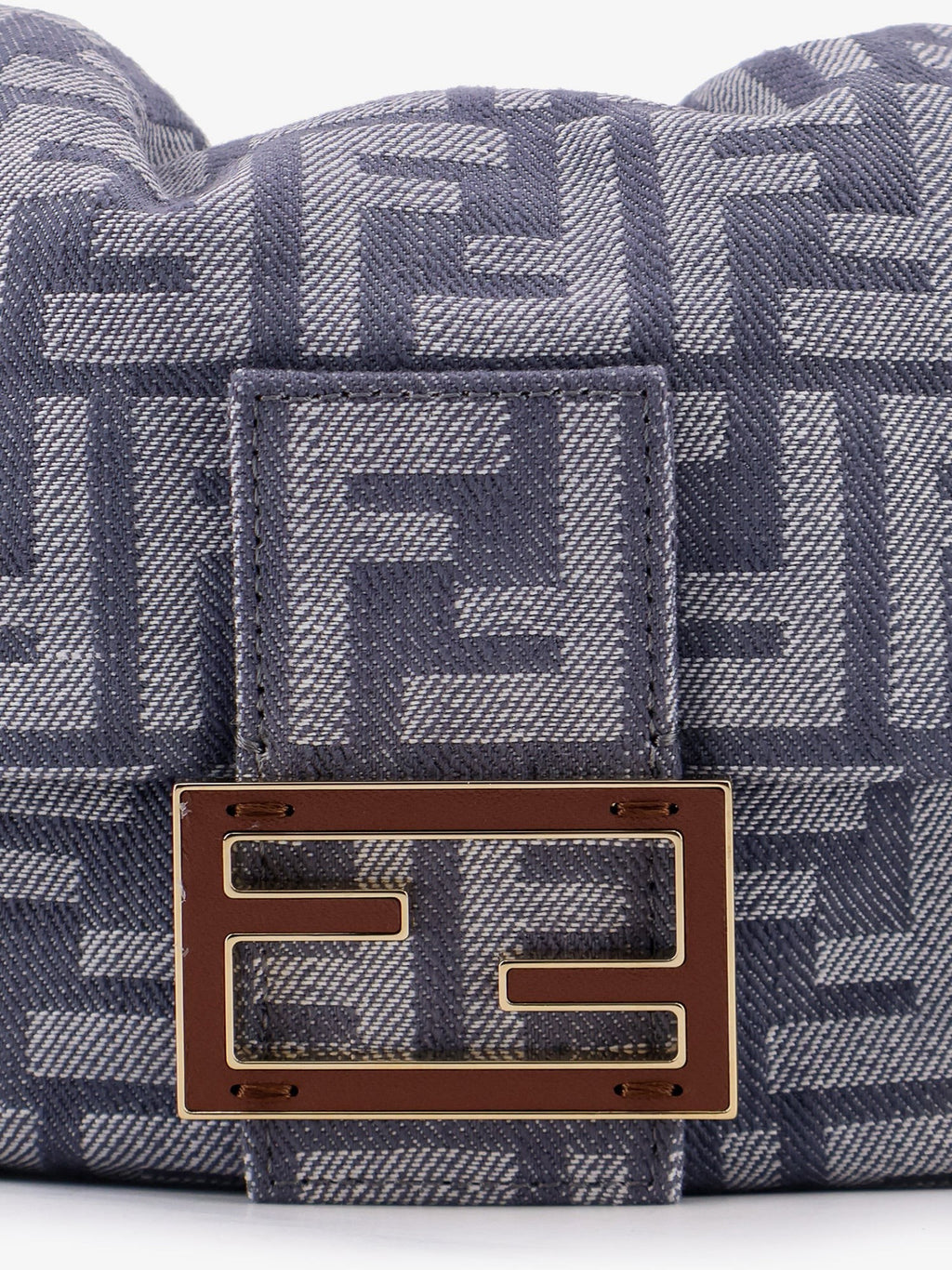 Fendi Mamma Baguette Kleine Crossbody-Tasche aus Leder