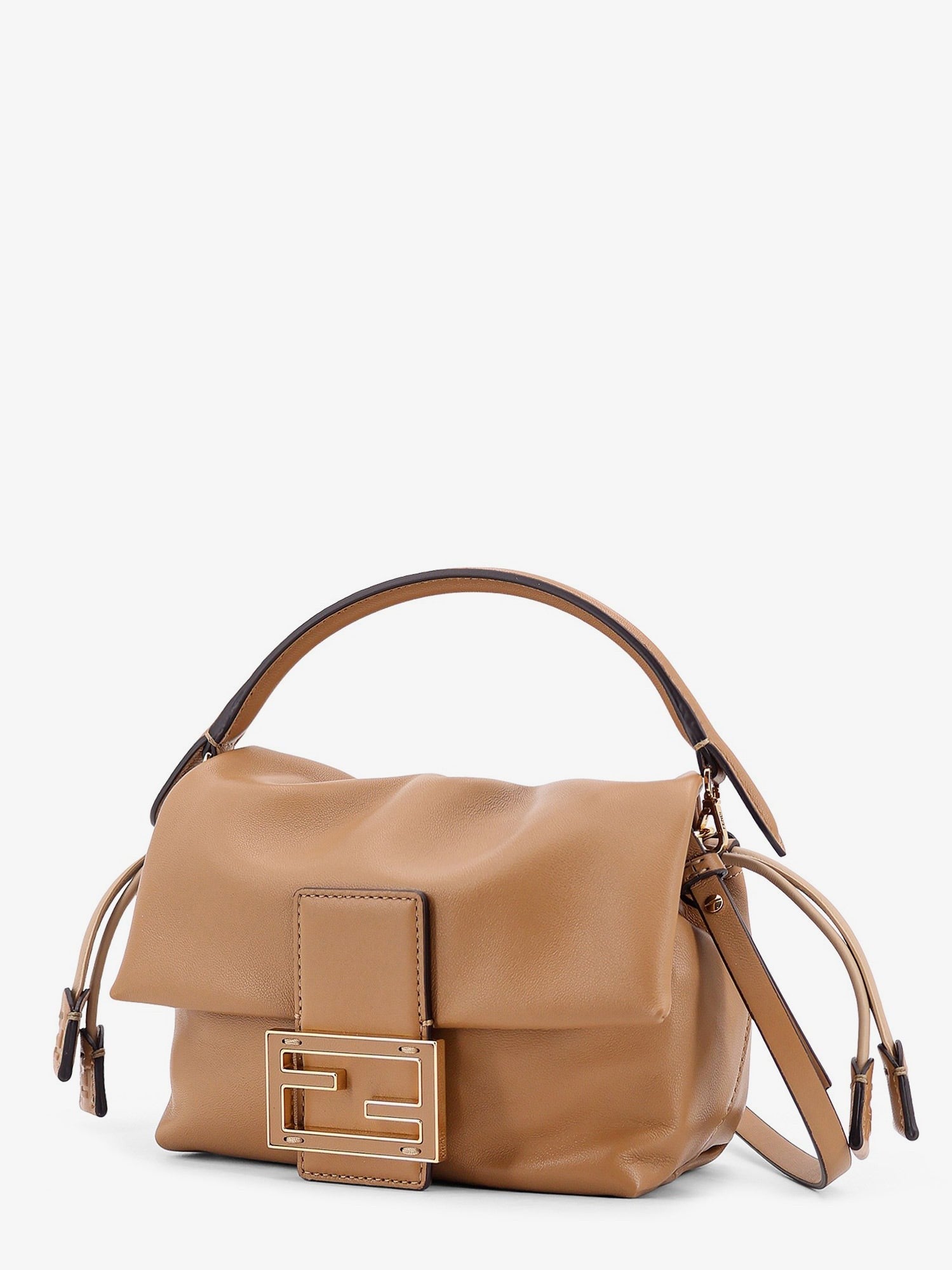 Fendi Mamma Baguette Kleine Crossbody-Tasche aus Leder