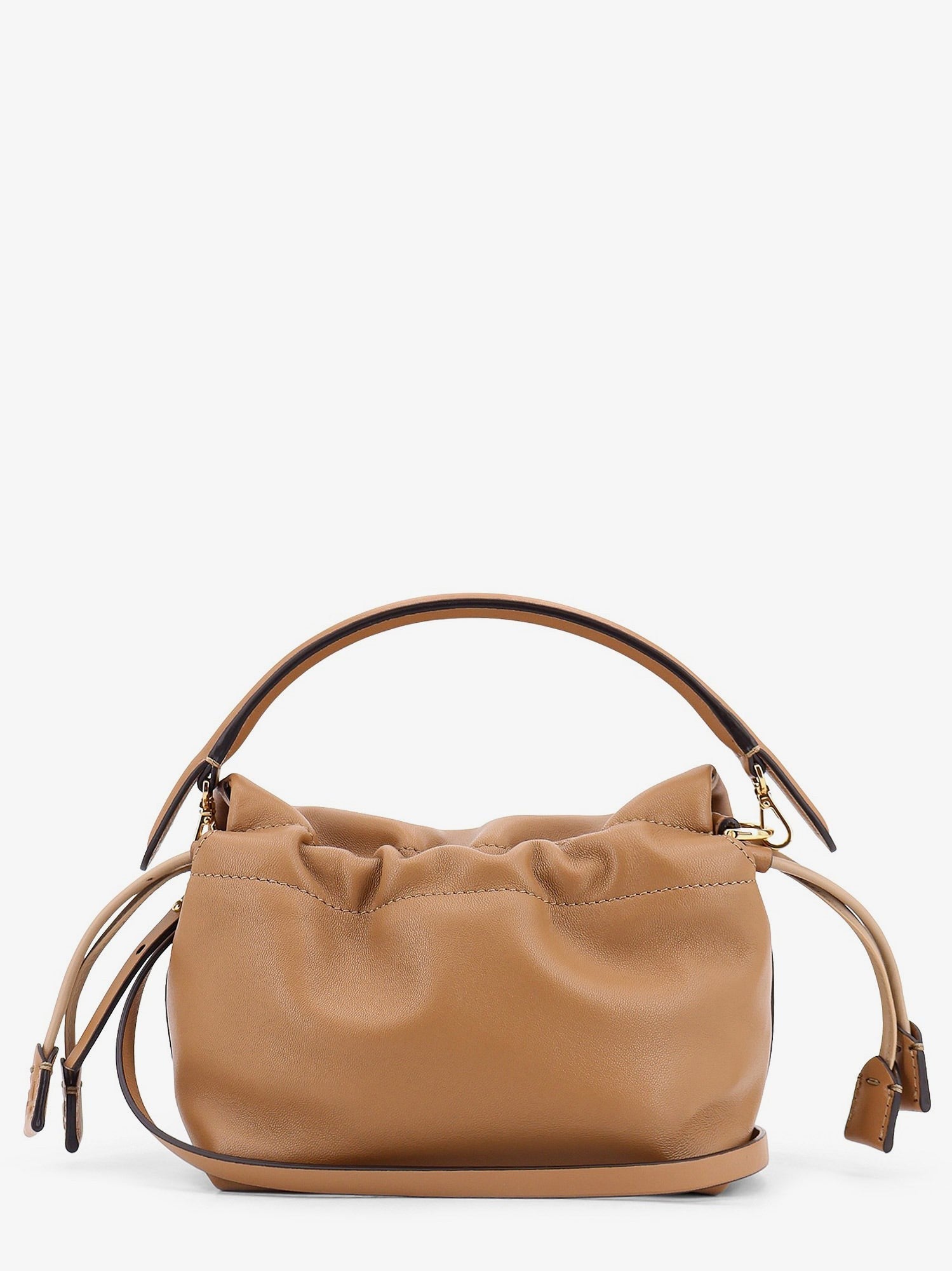 Fendi Mamma Baguette Kleine Crossbody-Tasche aus Leder