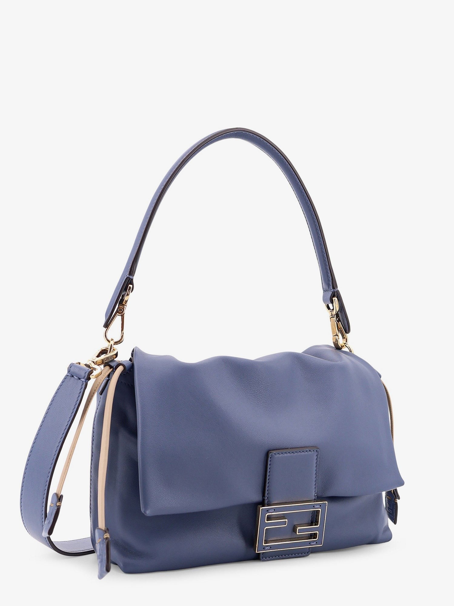 Fendi Mamma Baguette Small leather crossbody bag