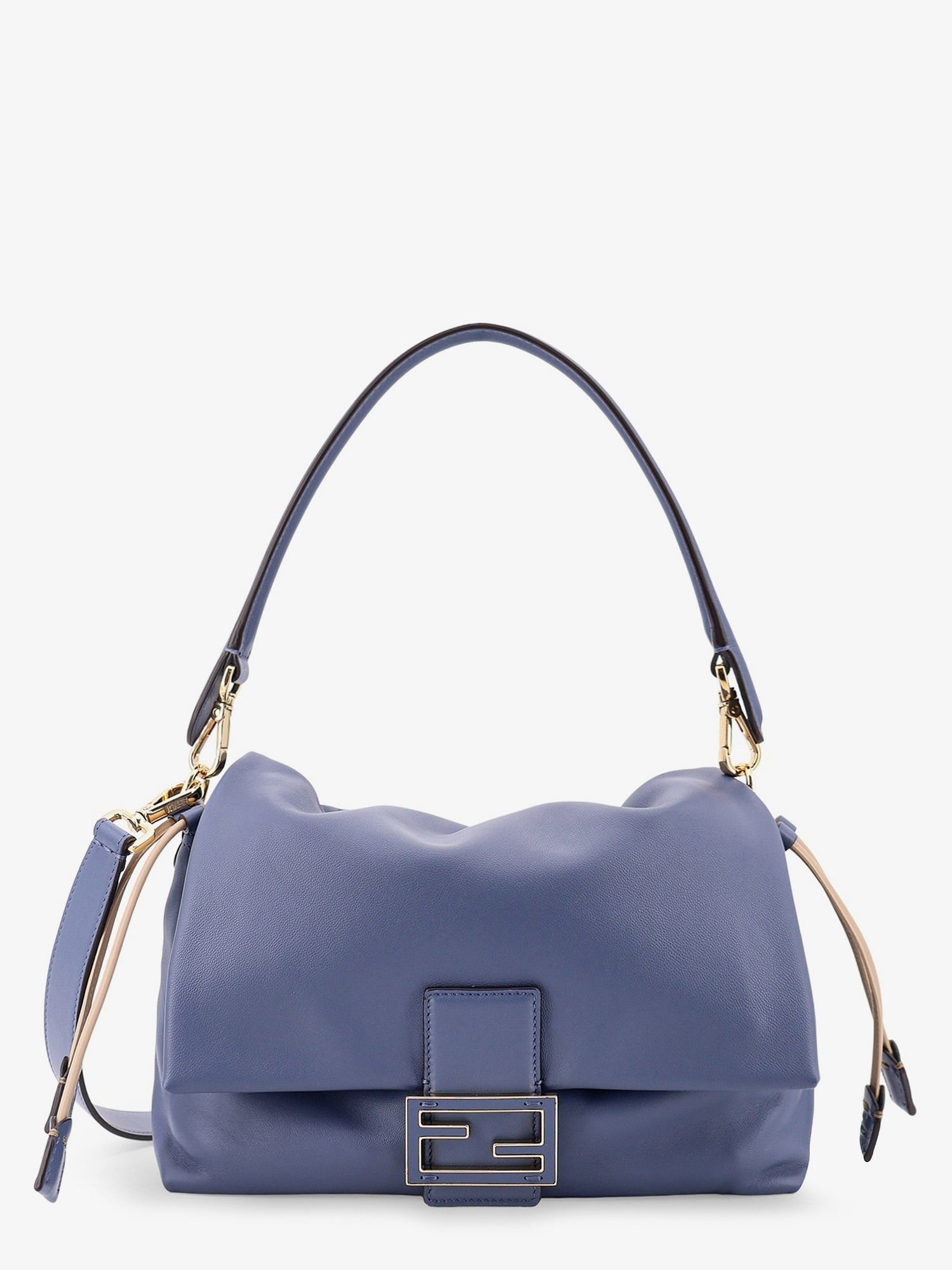 Fendi Mamma Baguette Small leather crossbody bag