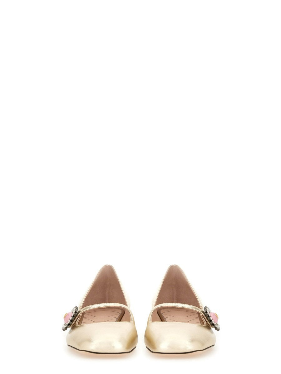 Valentino Garavani "MARY-JANE PRESHOES" BALLERINA IN KIDSKIN