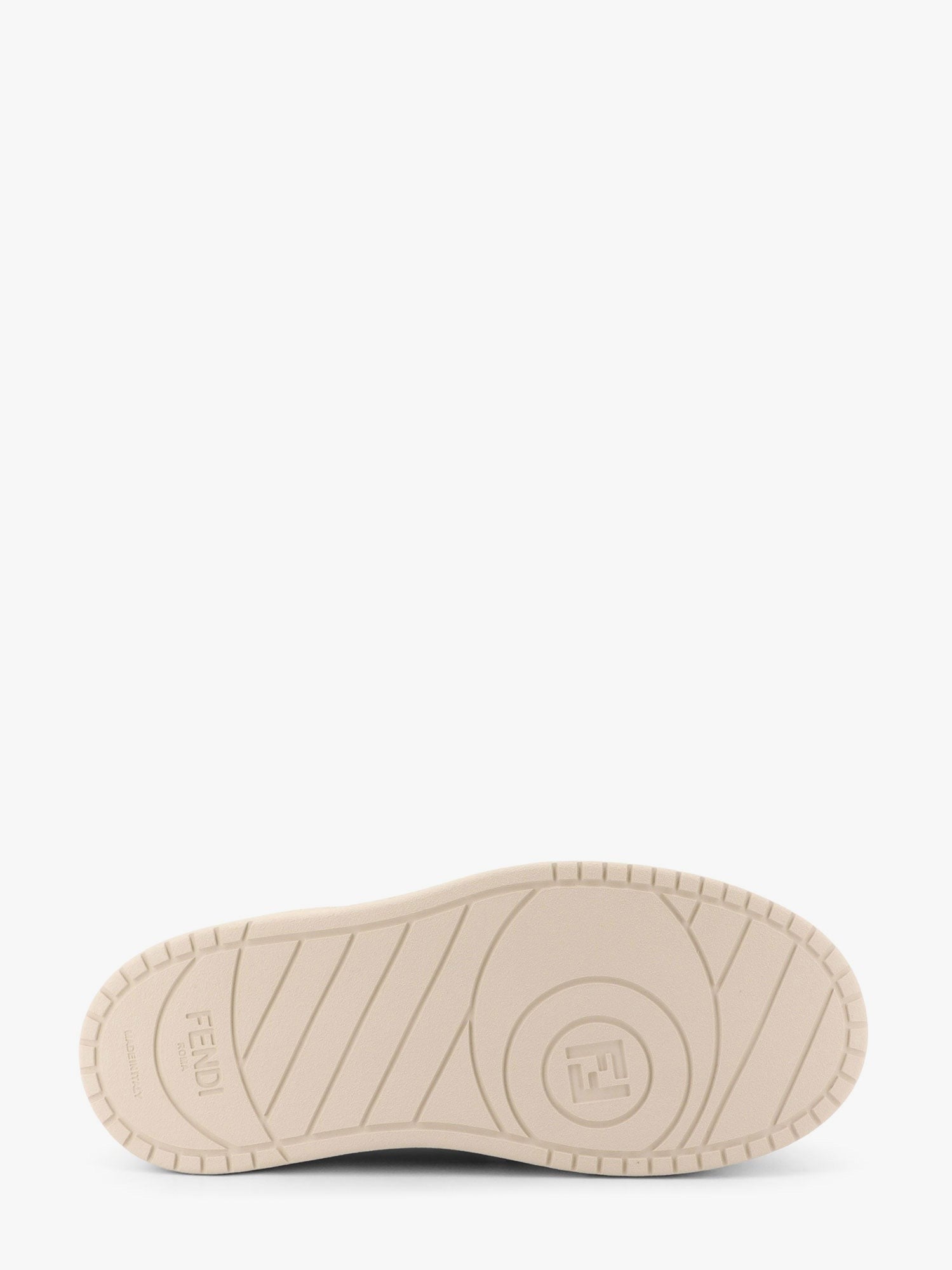 Fendi Match canvas and suede low-top sneakers