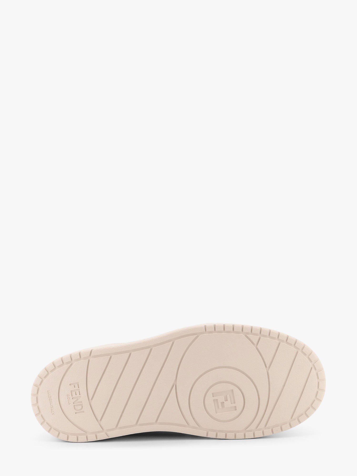 Fendi Match canvas and suede low-top sneakers