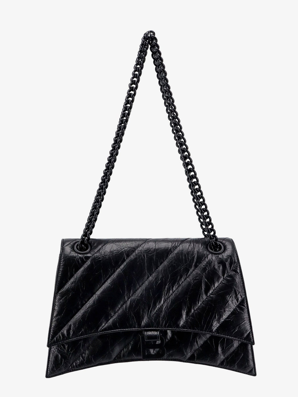 Balenciaga Matelassé -nahkainen olkalaukku etumonogrammilla