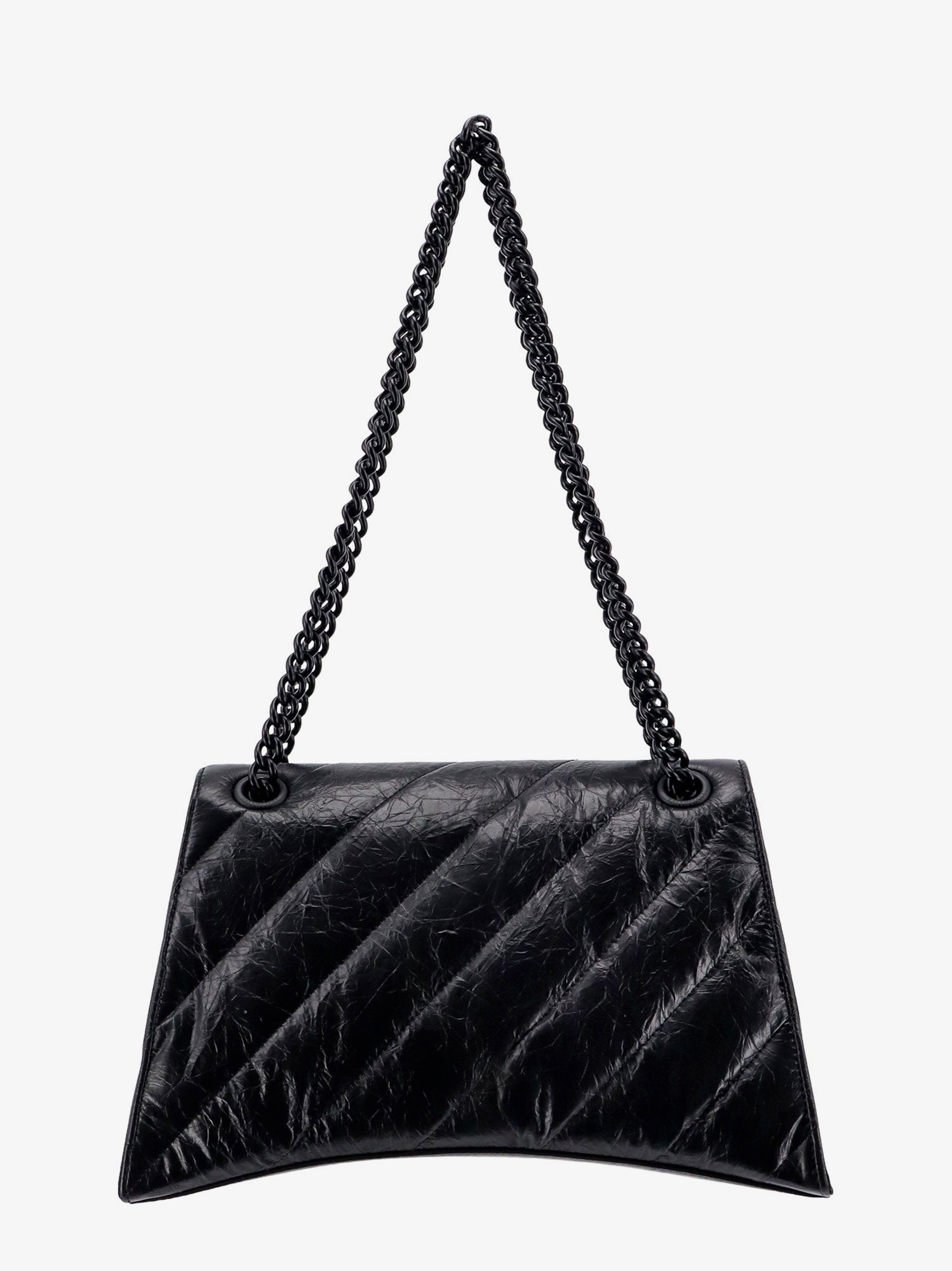 Balenciaga Matelassé skulderremveske i skinn med frontmonogram
