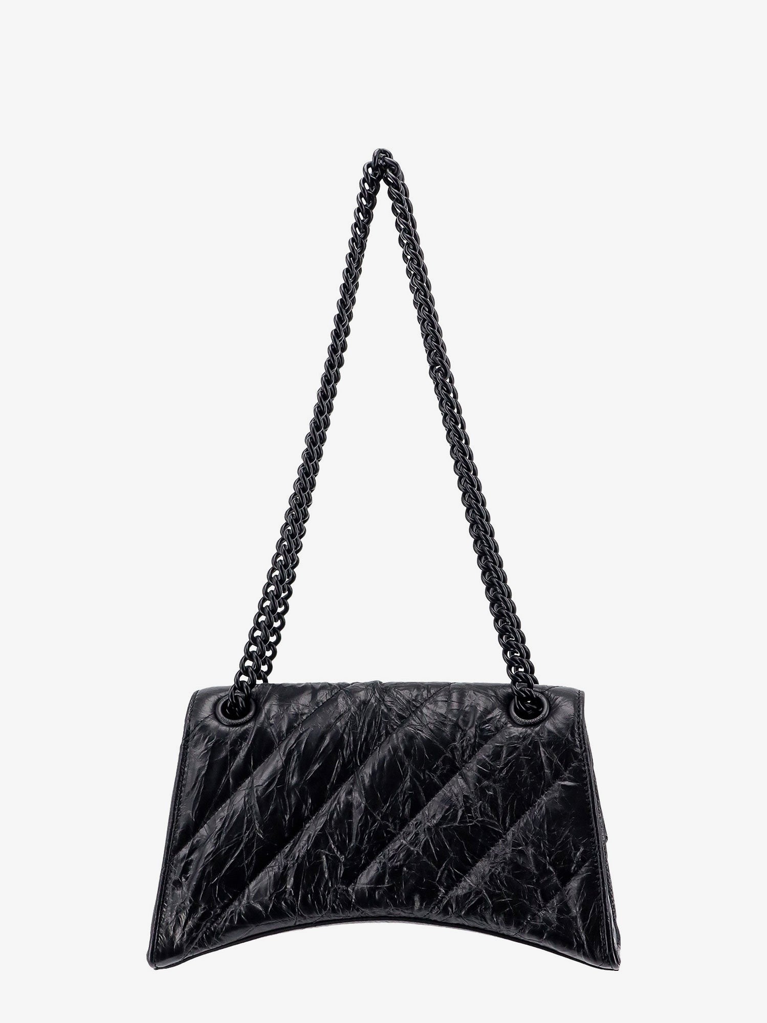 Balenciaga Matelassé skulderremveske i skinn med frontmonogram