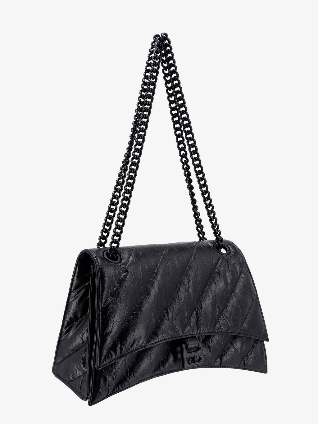 Balenciaga Matelassé -nahkainen olkalaukku etumonogrammilla