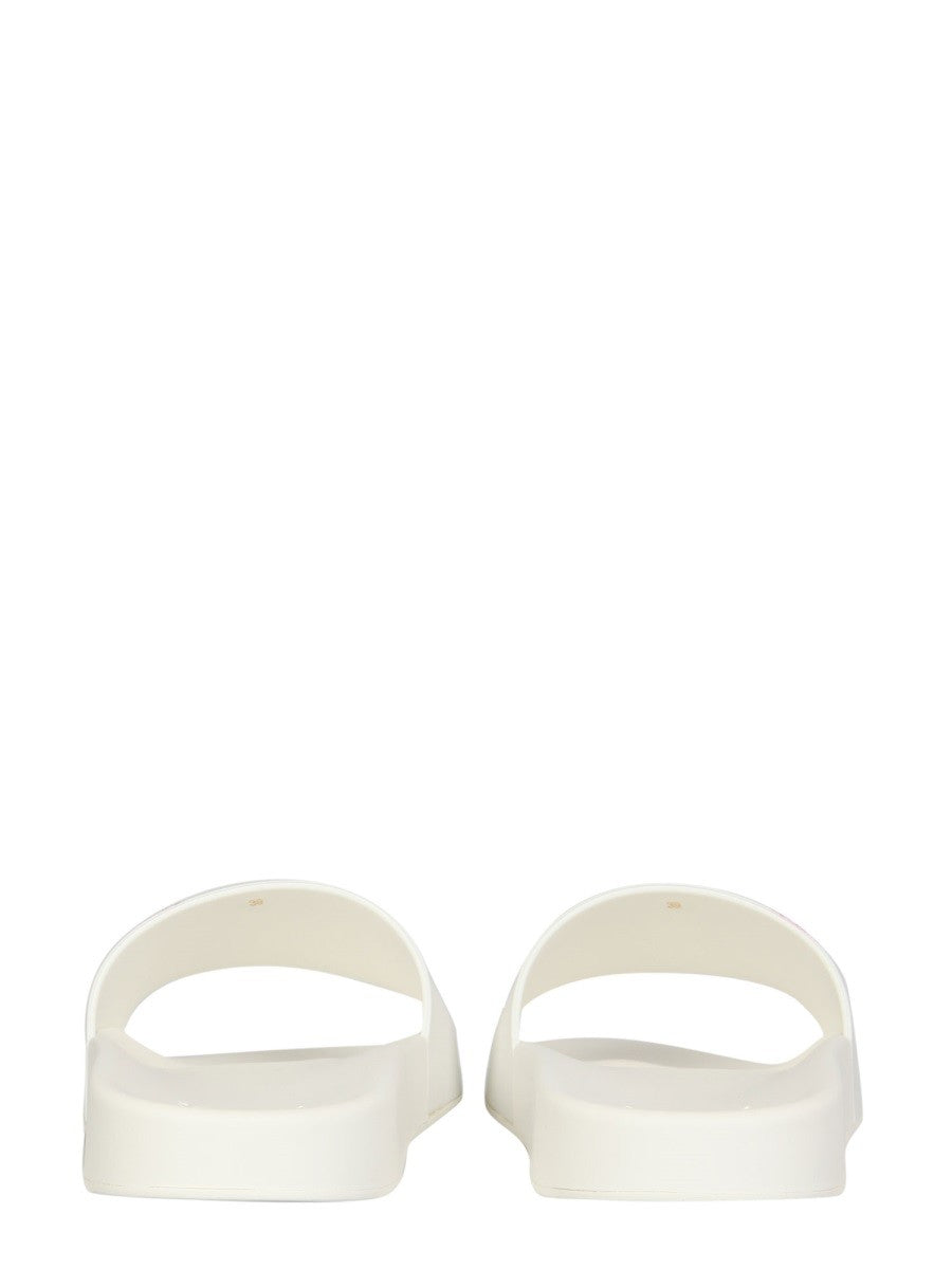 Versace MEDUSA SMILEY SLIDE SANDALS