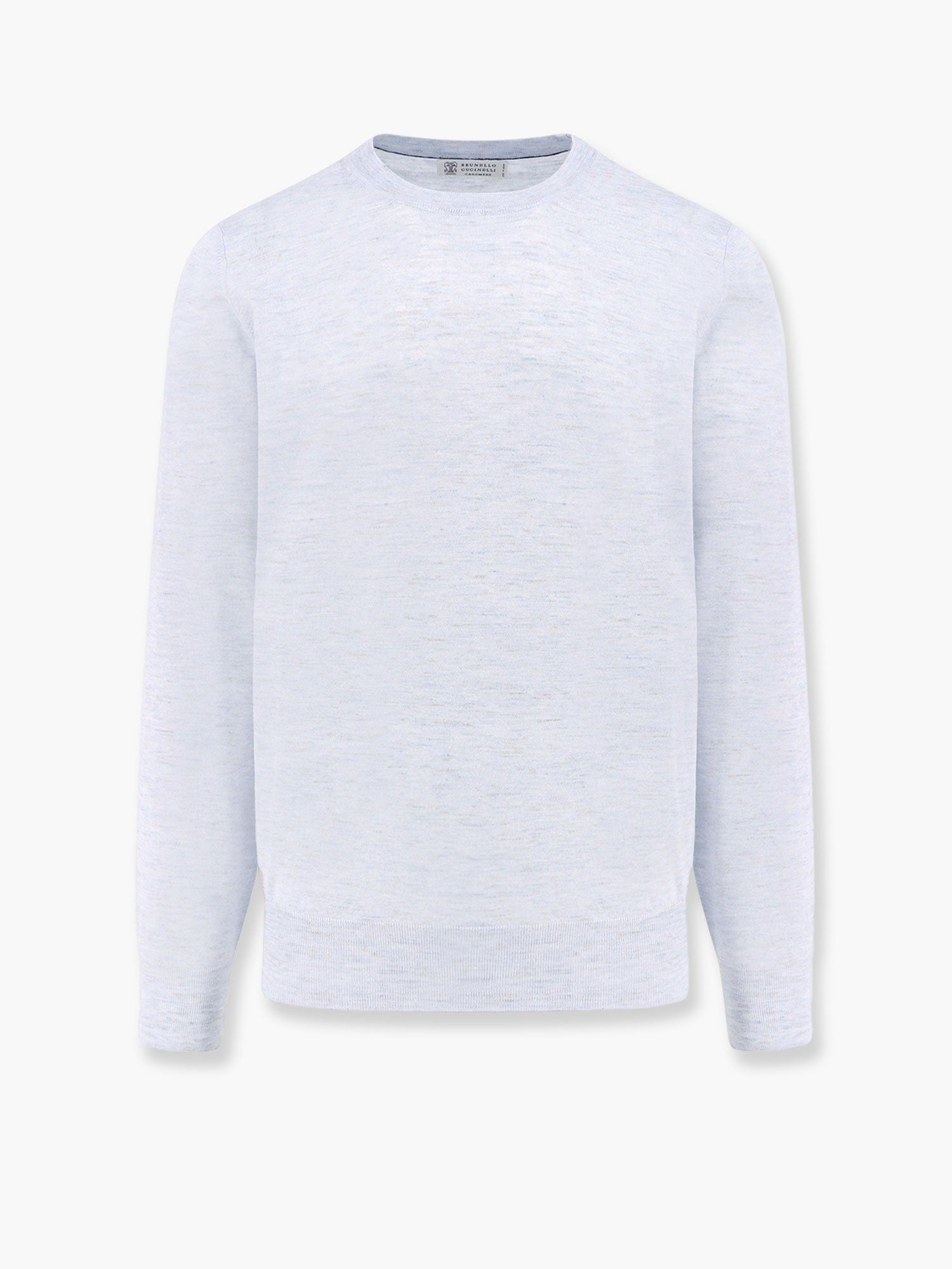 Brunello Cucinelli Πουλόβερ μελανζέ από κασμίρι, μετάξι και λινό