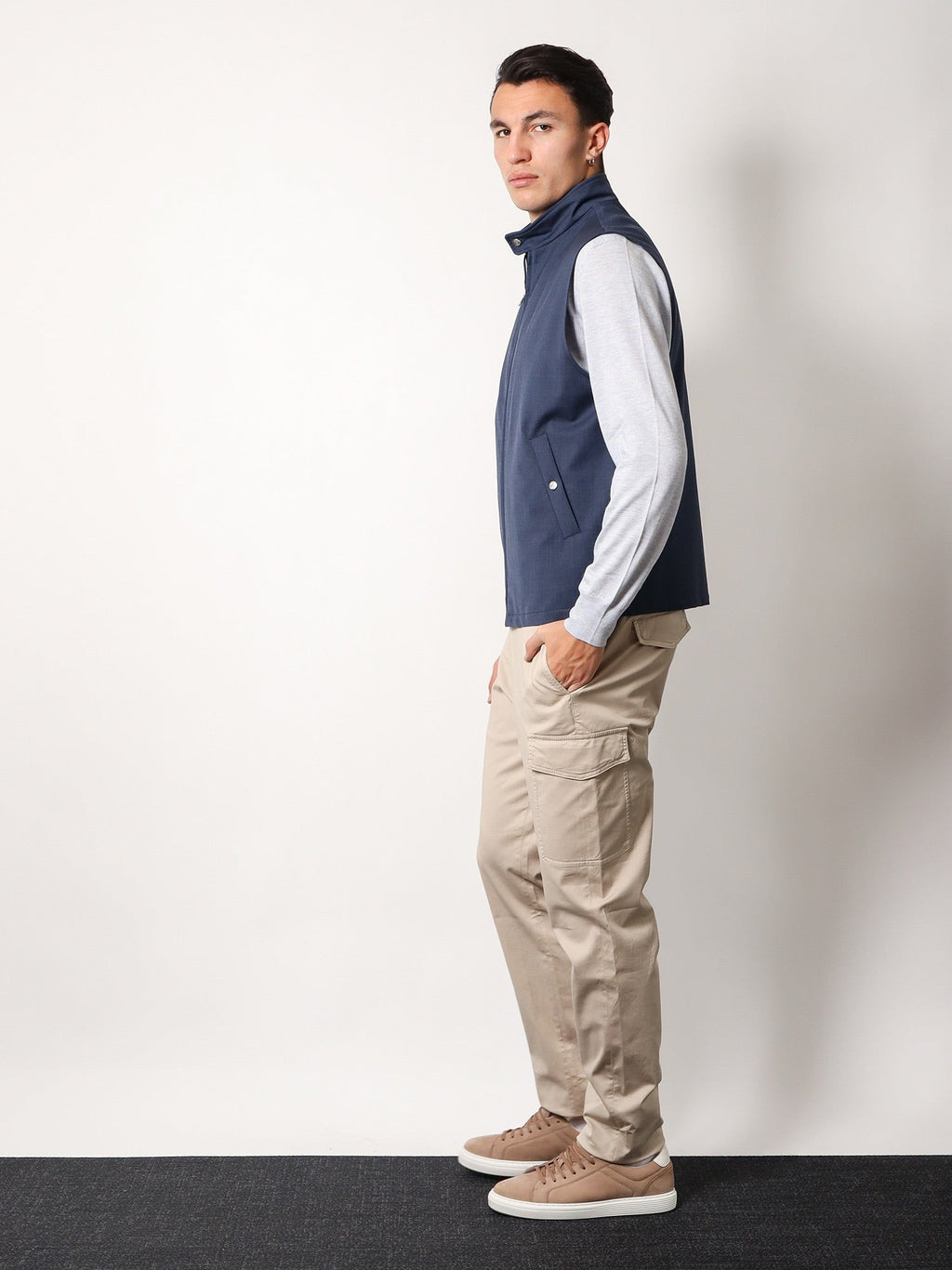 Brunello Cucinelli Mélange-Pullover aus Kaschmir, Seide und Leinen