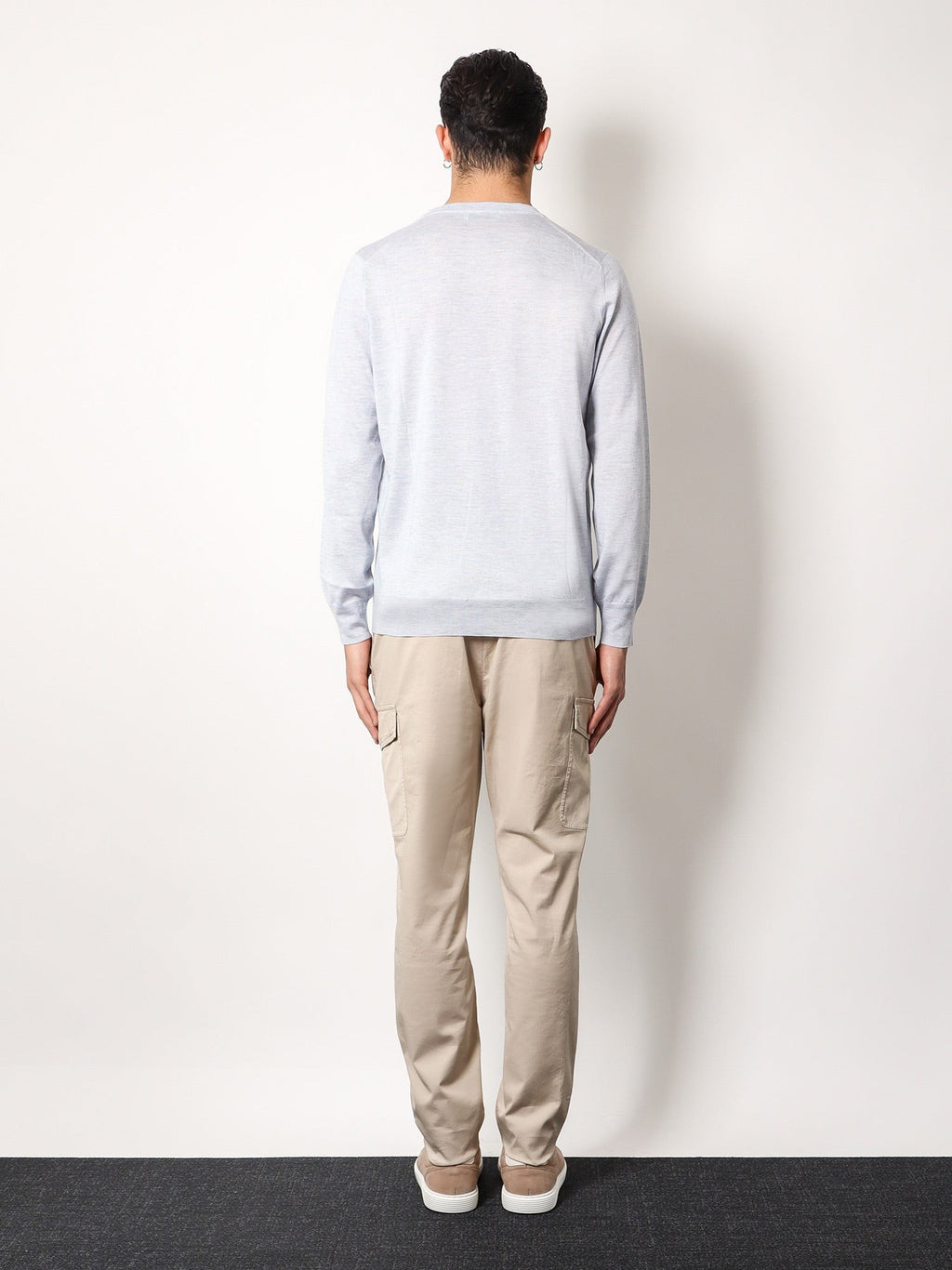 Brunello Cucinelli Mélange-Pullover aus Kaschmir, Seide und Leinen