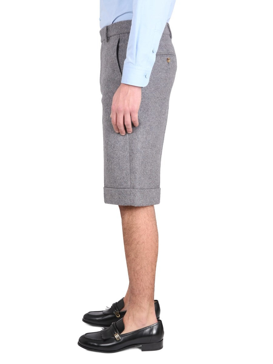 Gucci MELANGE CLOTH SHORTS