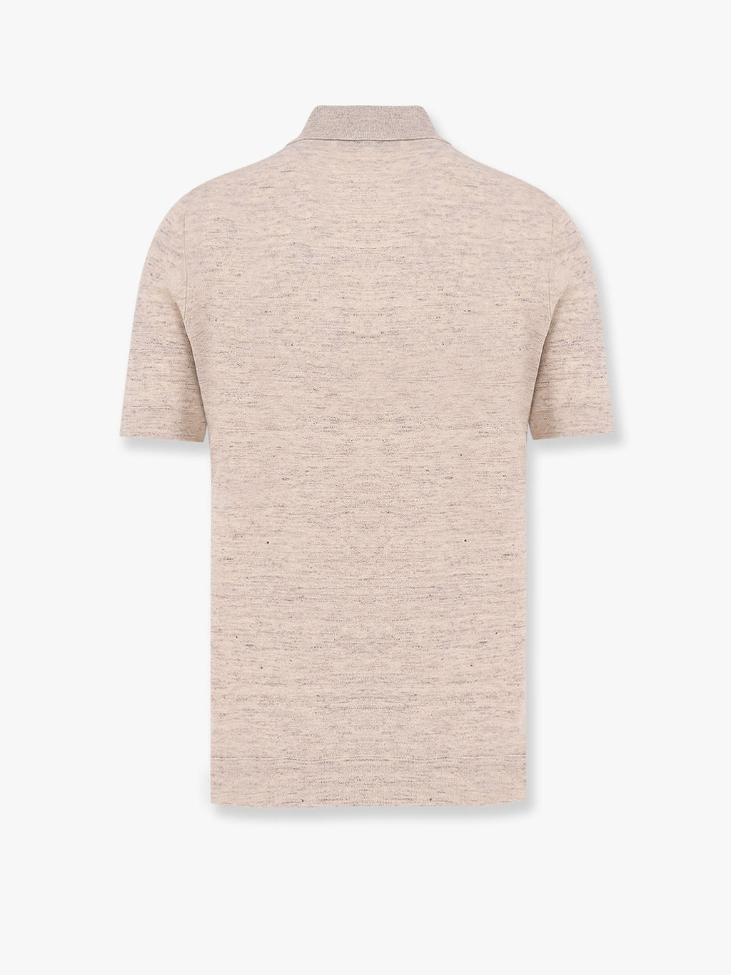 Brunello Cucinelli Mélange-Poloshirt aus Baumwolle und Leinen