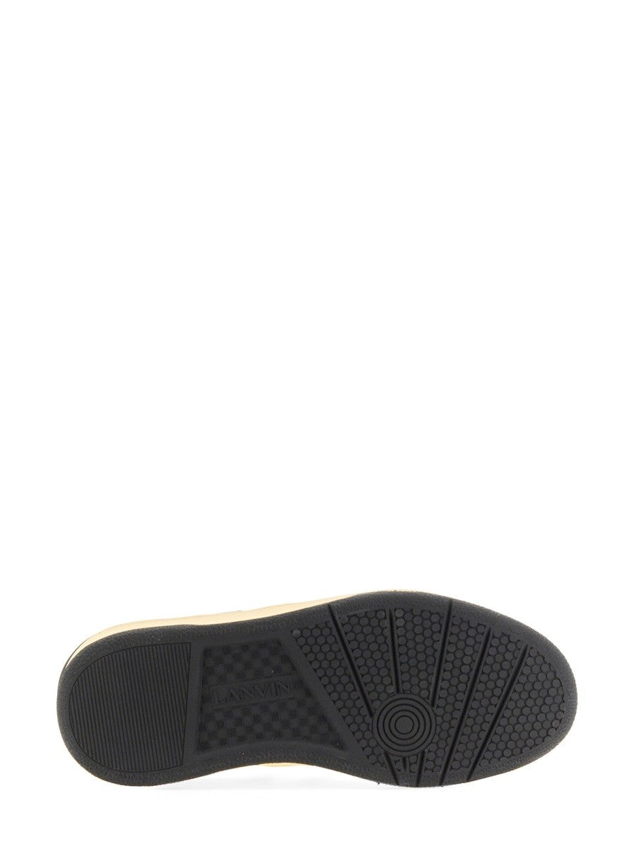 Lanvin MESH, SUEDE AND NAPPA LEATHER SNEAKER