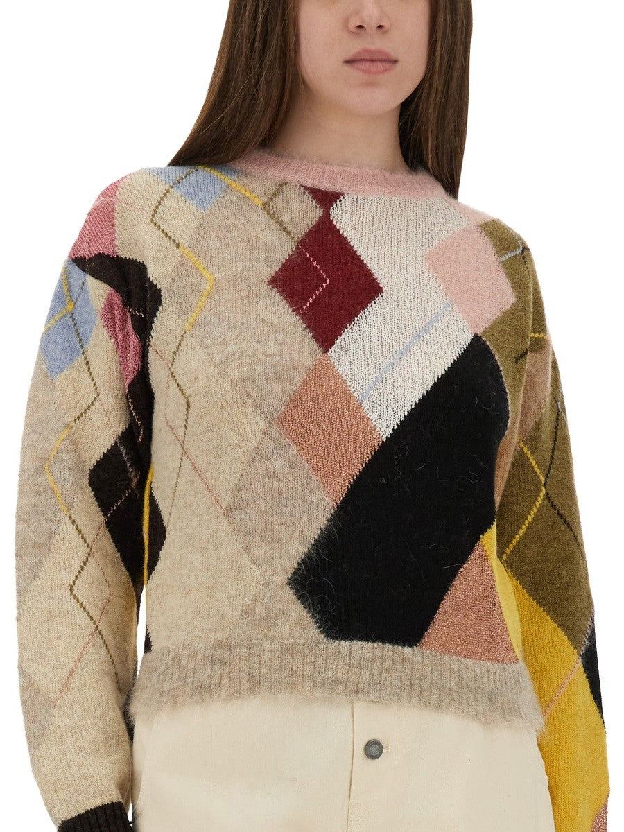 Moschino MESH WITH DIAMOND PATTERN