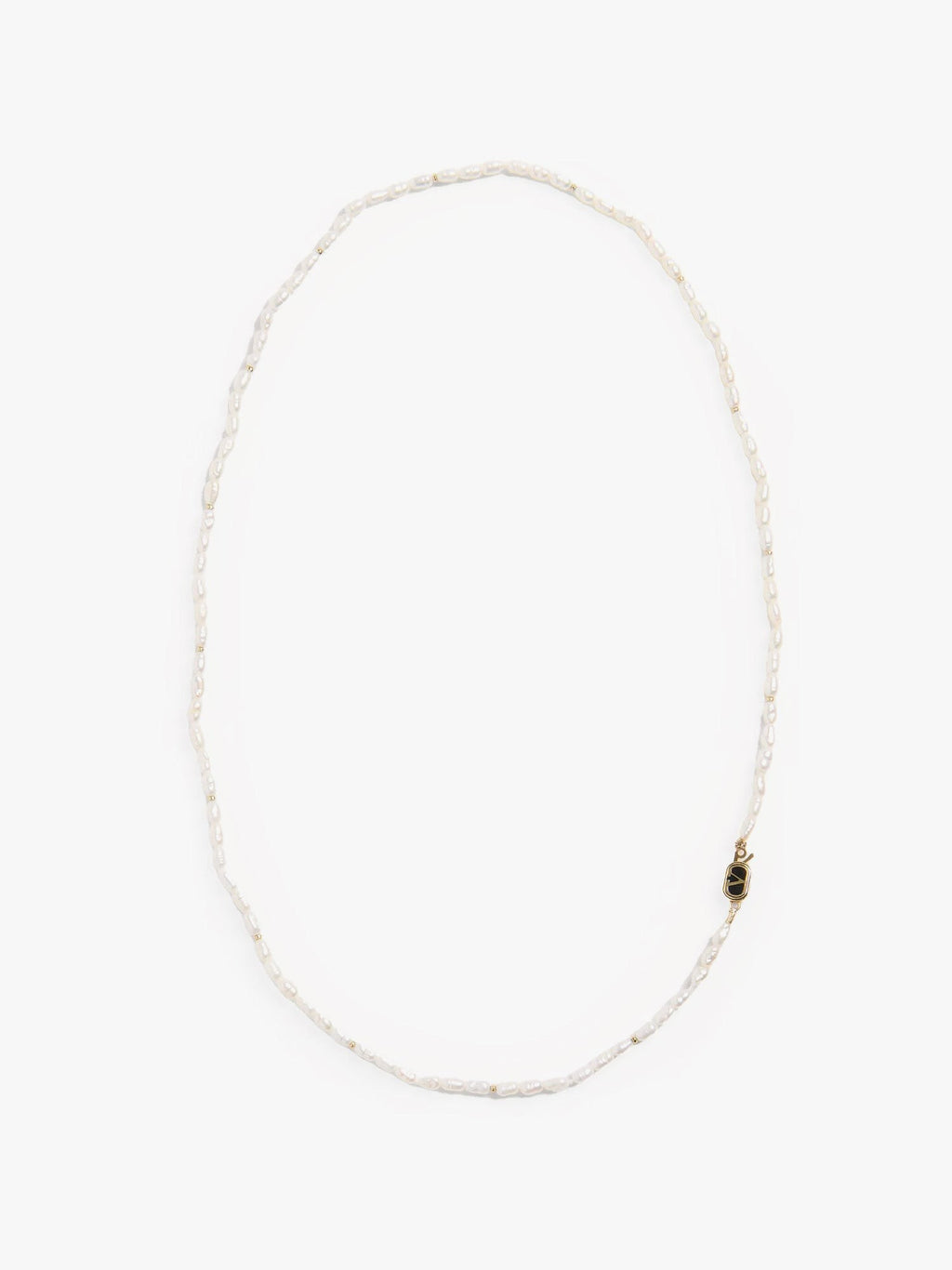 Valentino Garavani Metal necklace with pearls