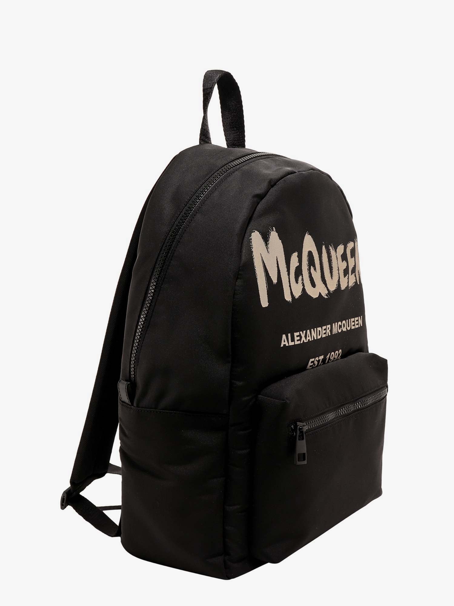 Alexander Mcqueen Metropolitan nylon hátizsák graffiti mintával