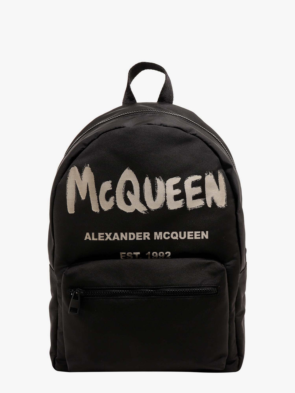 Alexander Mcqueen Metropolitano nailoninė kuprinė su grafičių raštu