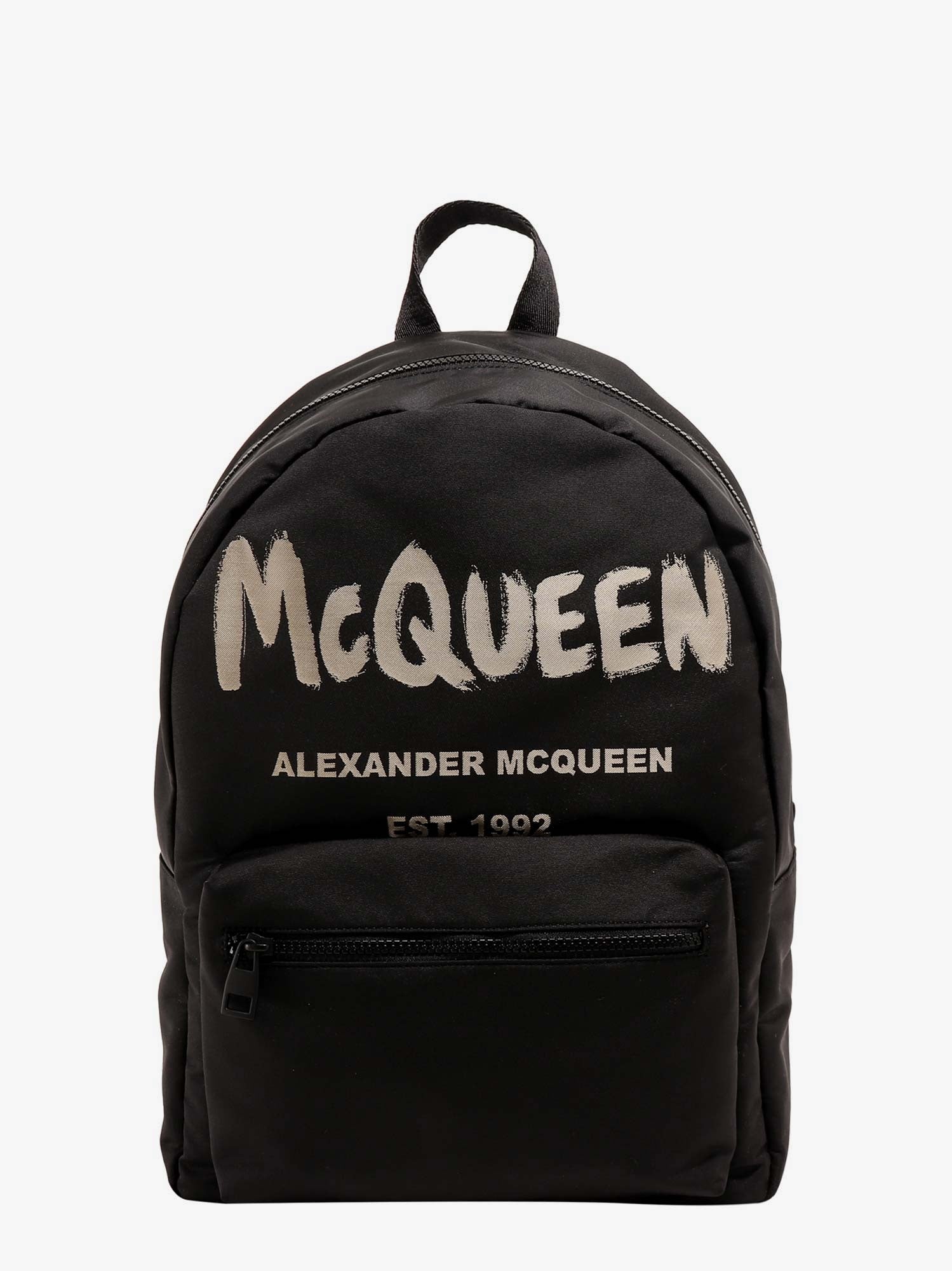 Alexander Mcqueen Metropolitan nylon hátizsák graffiti mintával