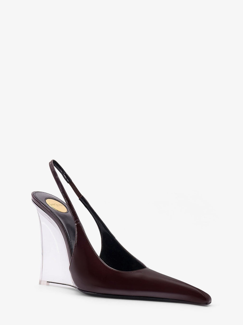 Saint Laurent Miller 110 patent leather slingback décolleté