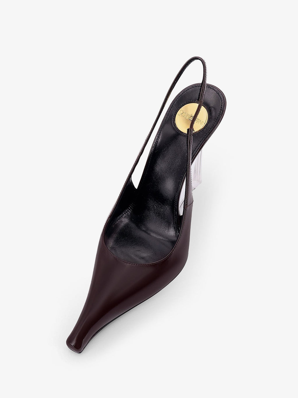 Saint Laurent Miller 110 patent leather slingback décolleté