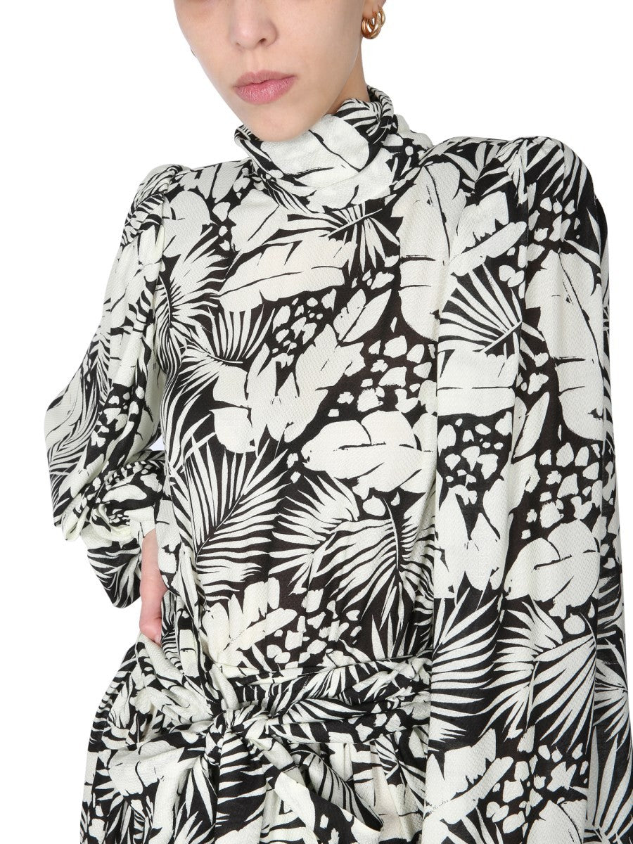 Saint Laurent ROCHIE MINI CU BANDĂ