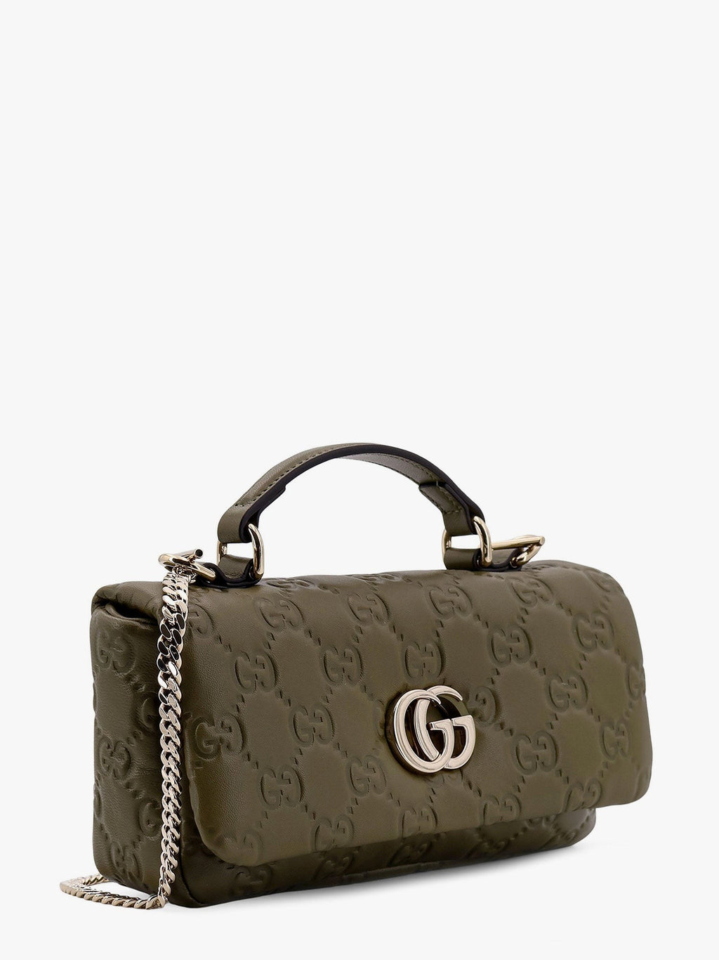 Gucci Mini gg milano Lederhandtasche mit durchgehendem GG-Motiv