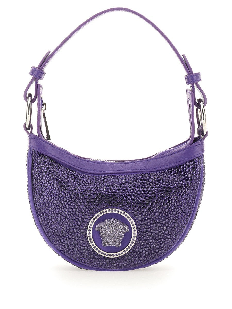Versace MINI HOBO BAG WITH CRYSTALS