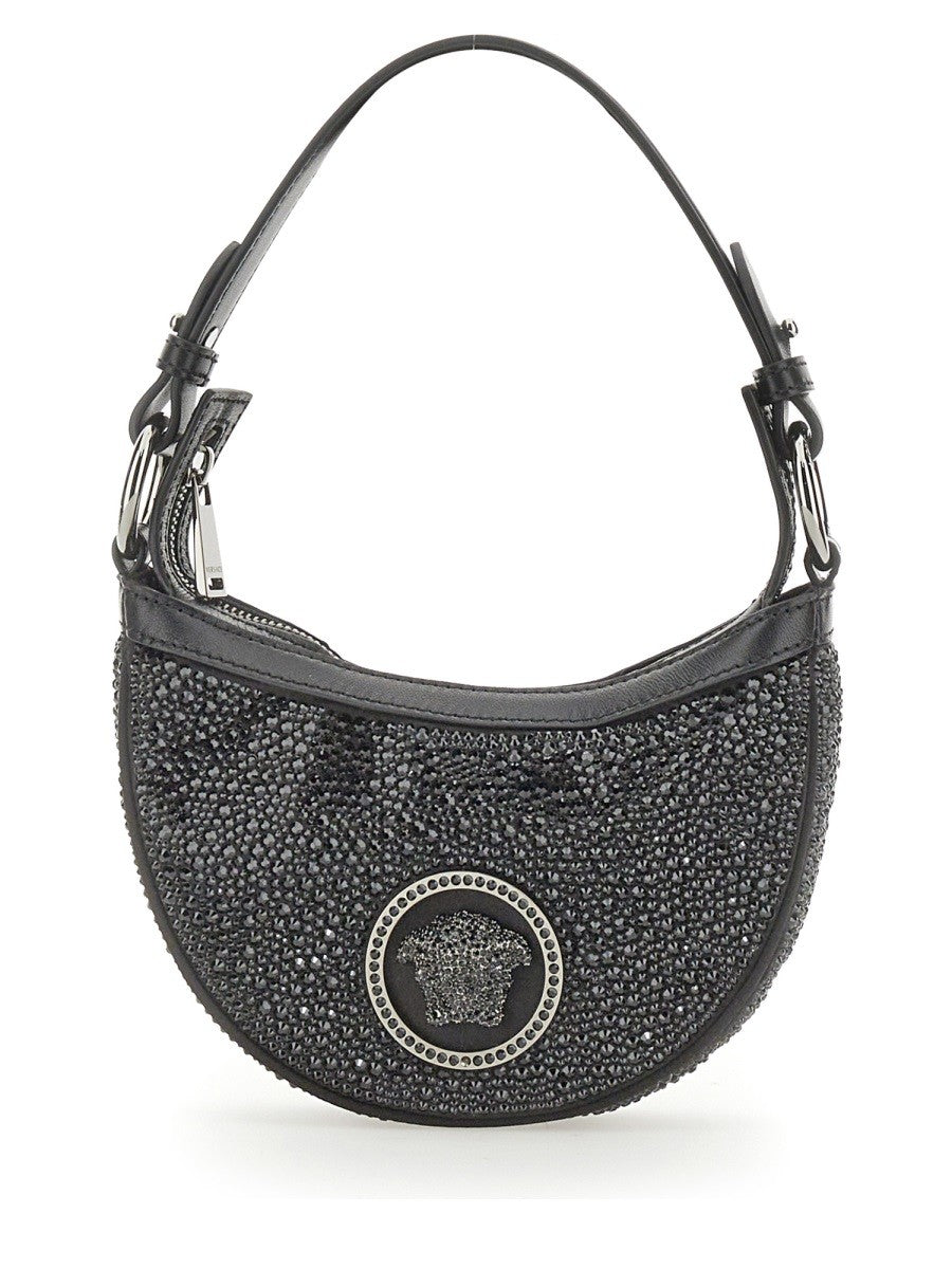 Versace MINI HOBO BAG WITH CRYSTALS
