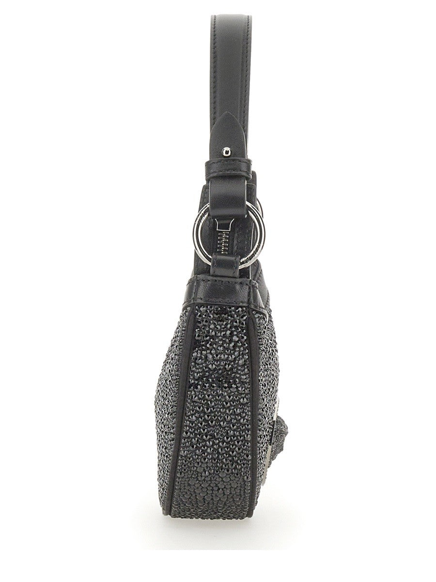 Versace MINI HOBO BAG WITH CRYSTALS