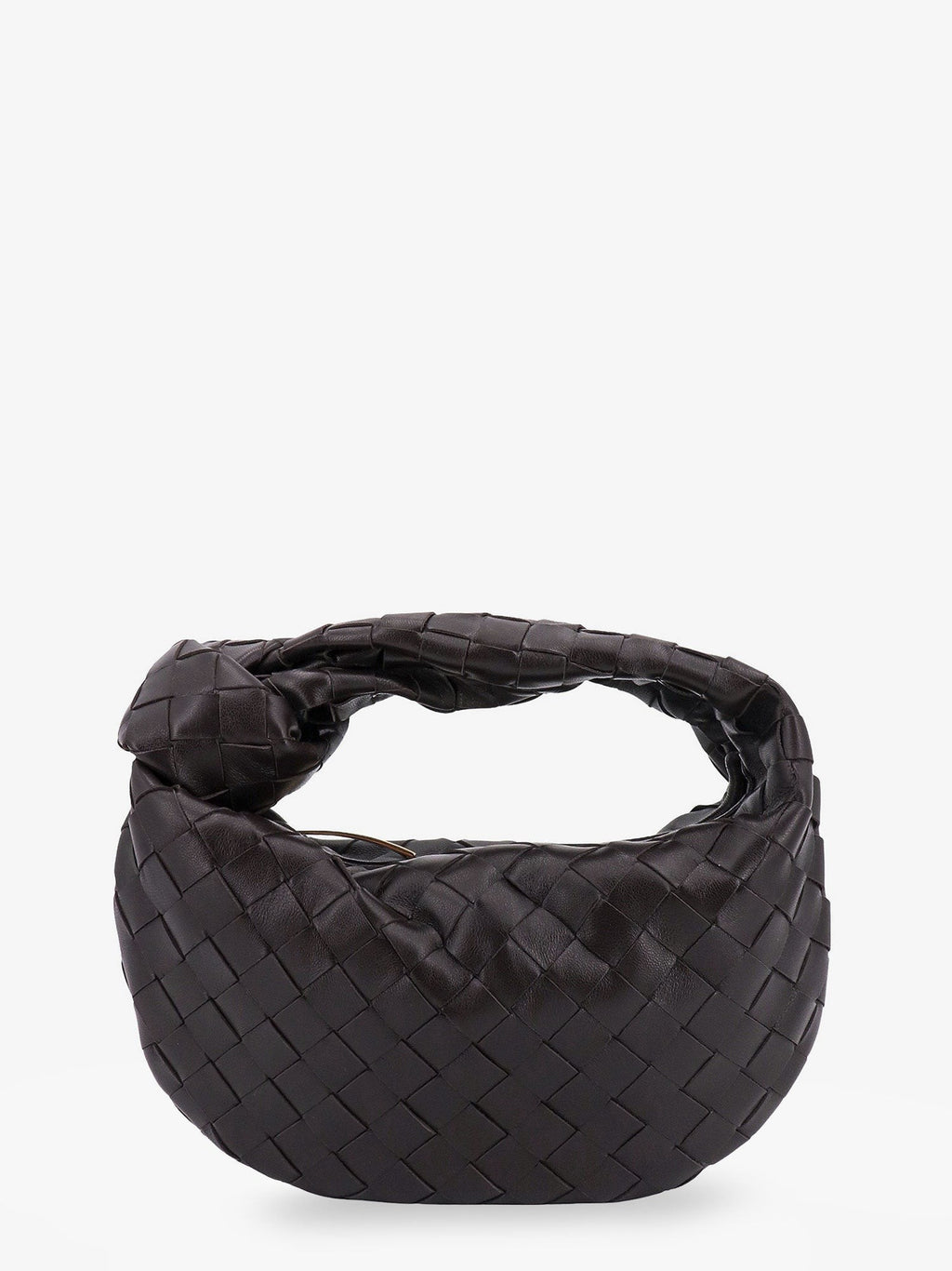 Bottega Veneta Mini jodie leather handbag with intrecciato motif